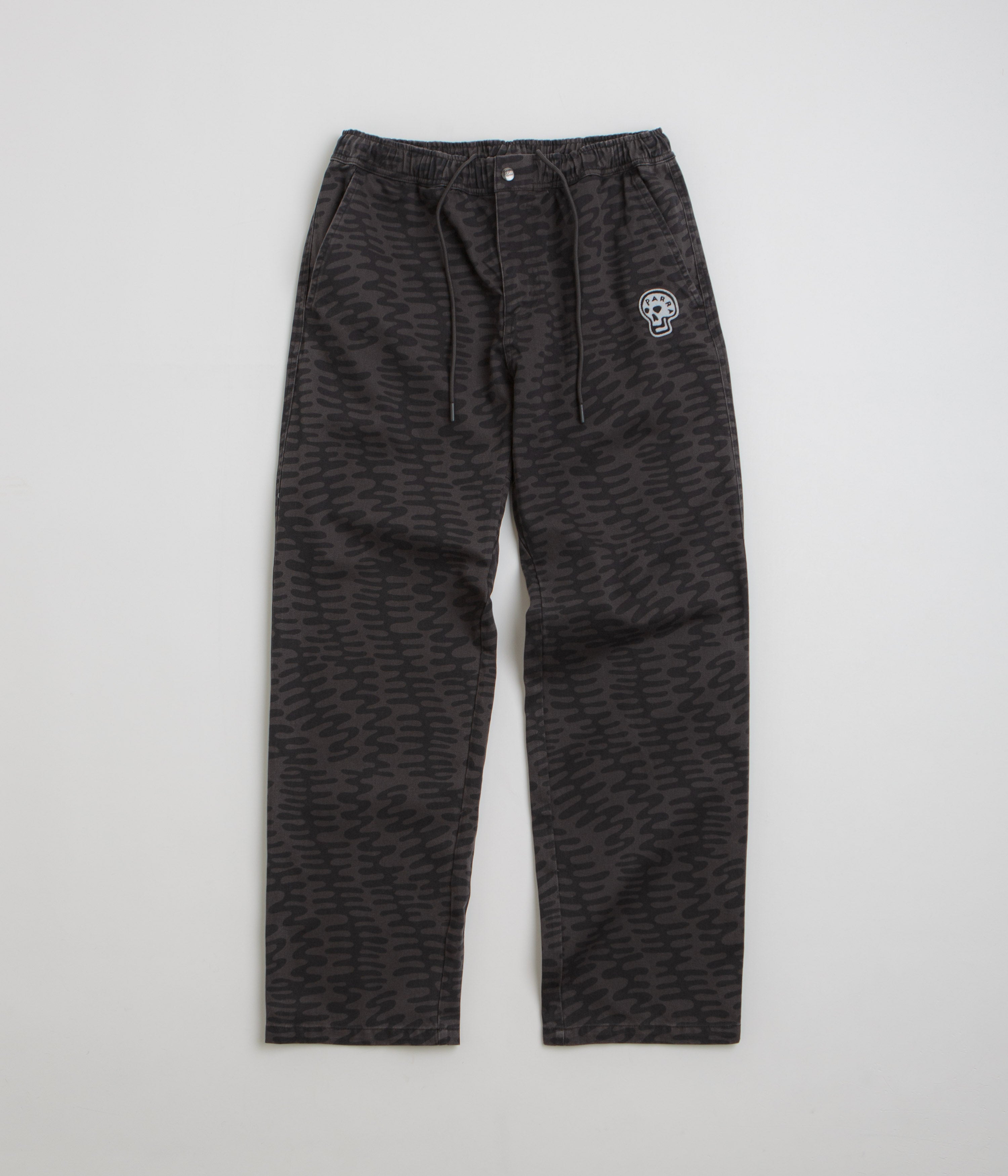 Stunning by Parra Washed Grey Stitched Skull Pants