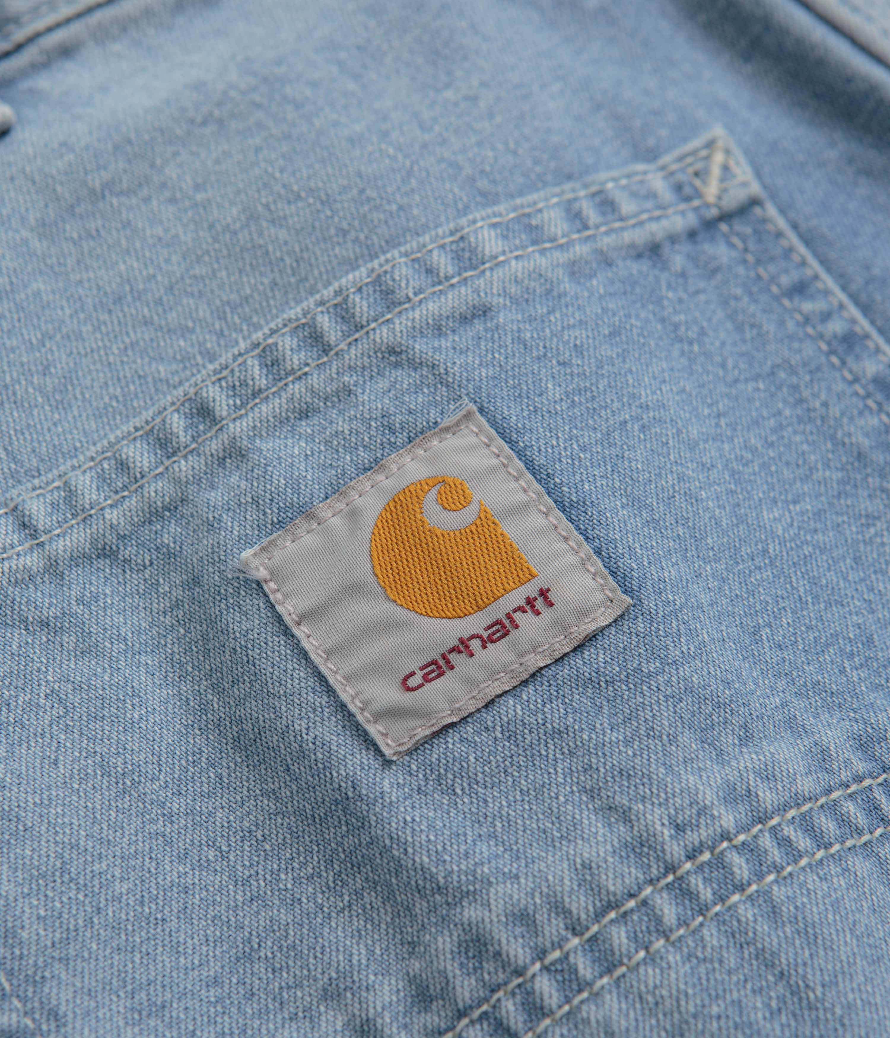 Carhartt Simple Light True Washed Blue Denim Pants - A Must - Have for Style Enthusiasts
