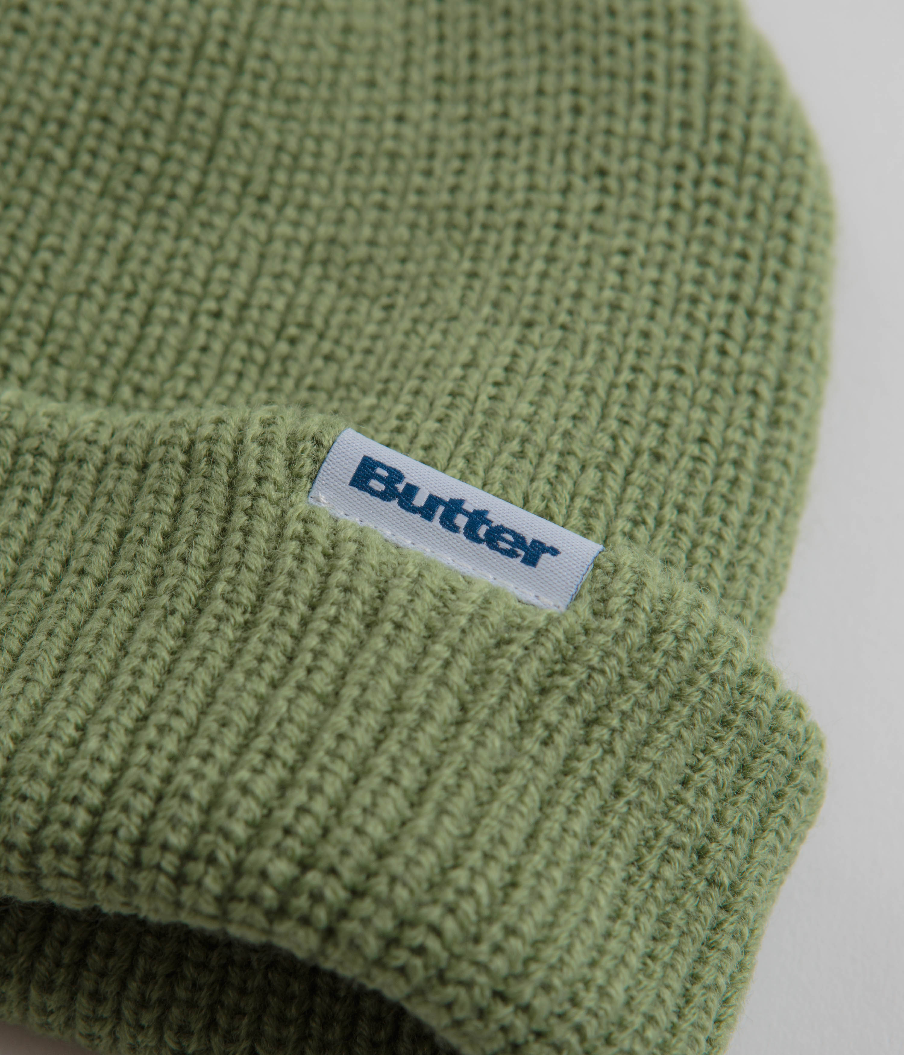 Butter Goods Wharfie Beanie - Stunning Green Tea & White Blend
