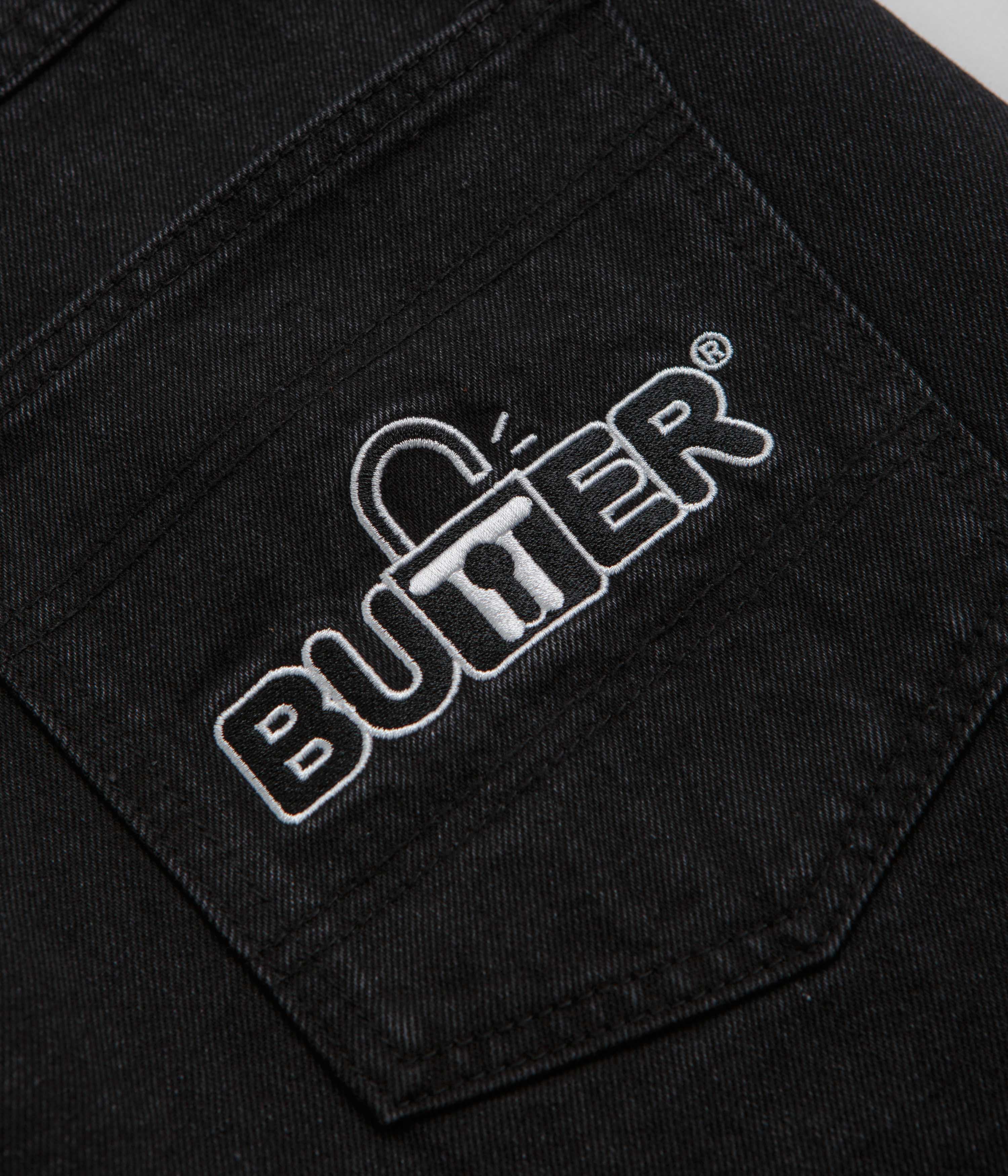 Butter Goods Lock Flat Black Denim Shorts - A Must-Have!