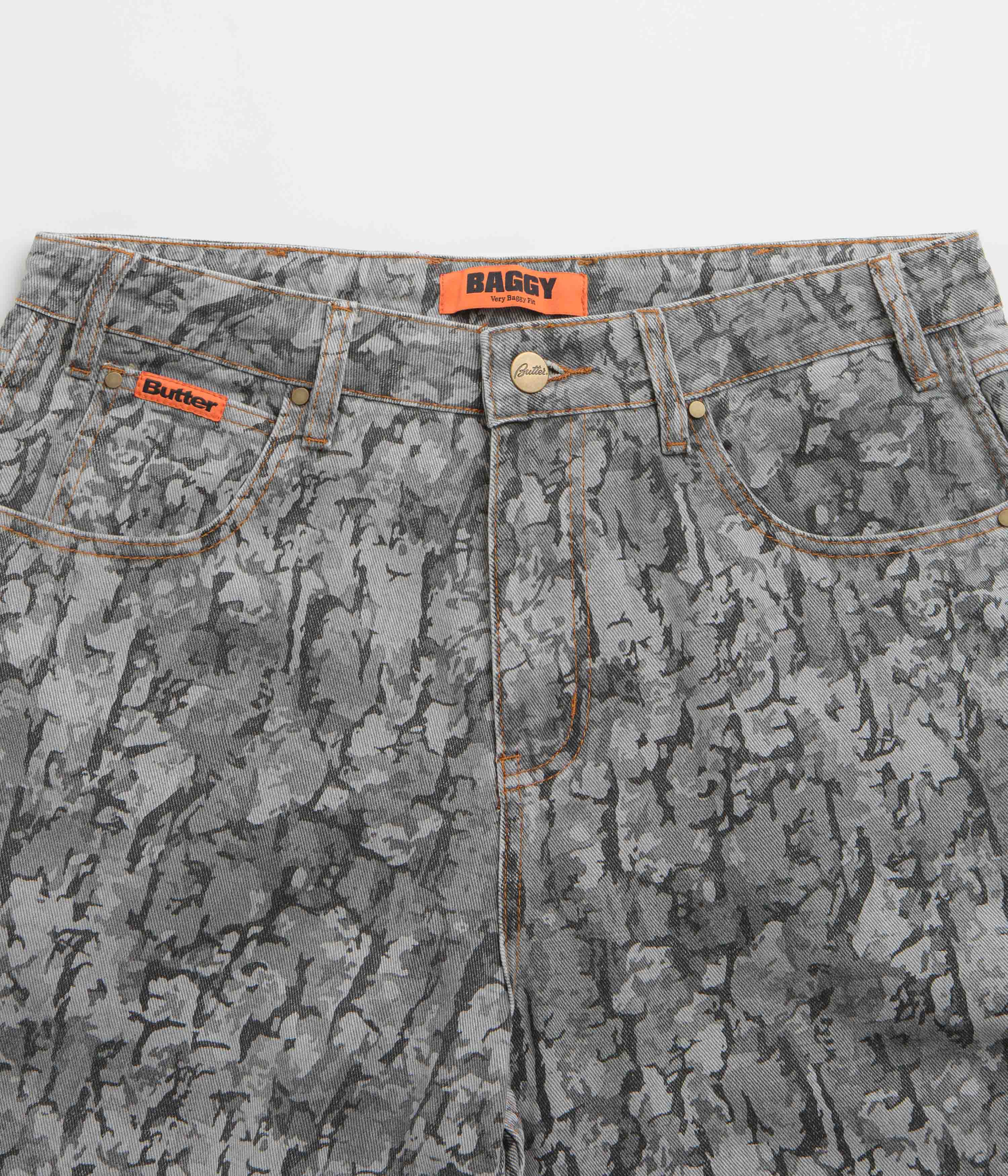 Butter Goods Black Bark Camo Jeans - Stylish & Comfortable