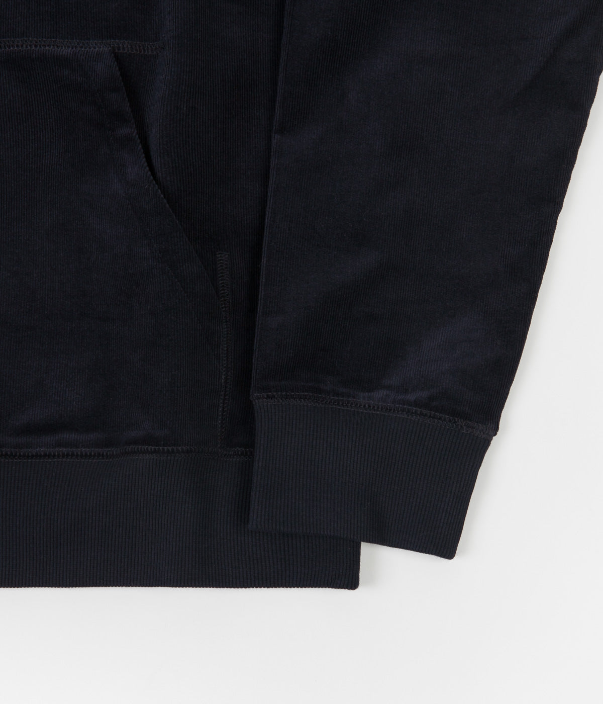 Carhartt Cord Hoodie - Dark Navy with Gold Accents