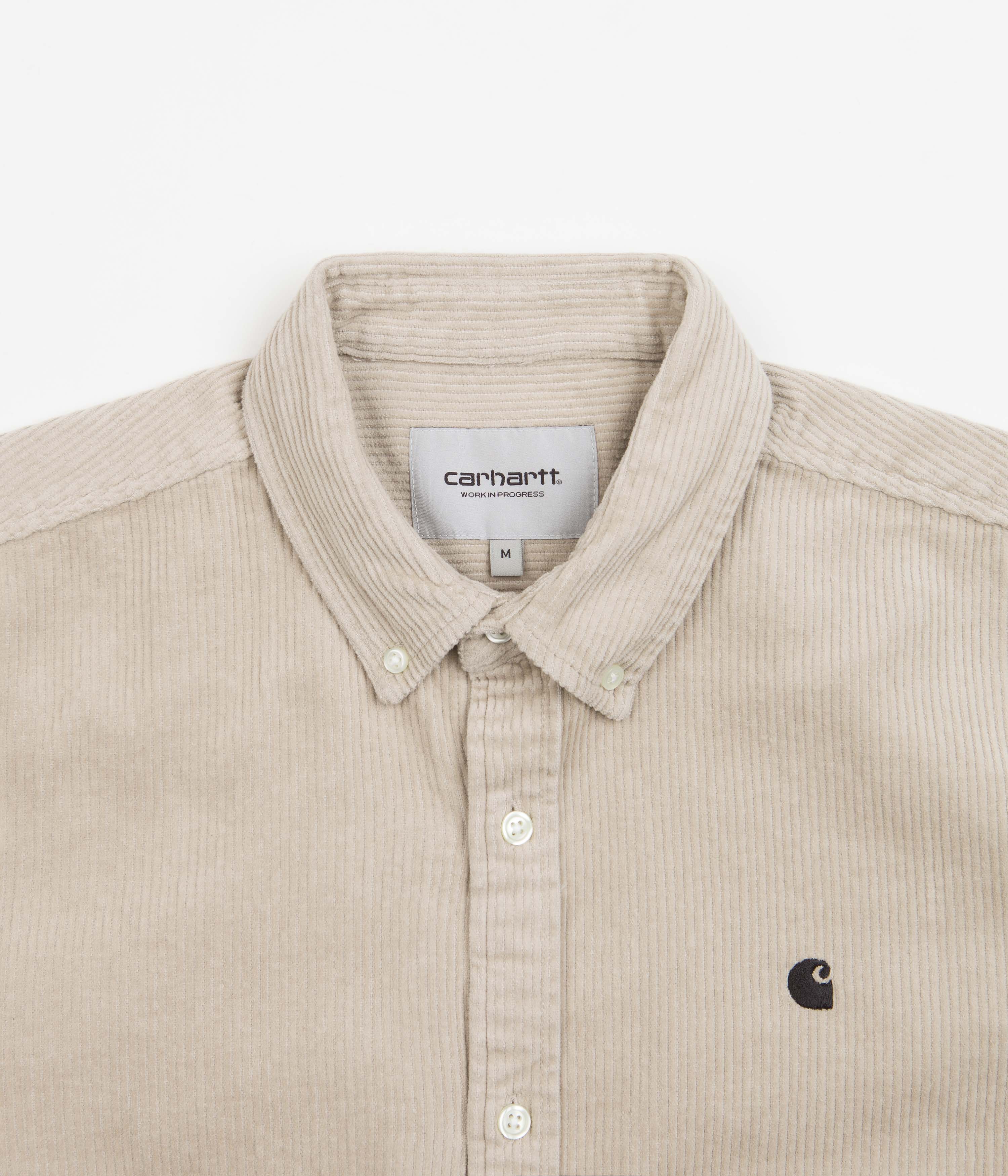 Carhartt Madison Cord Shirt - Wall/Black: A Timeless Classic