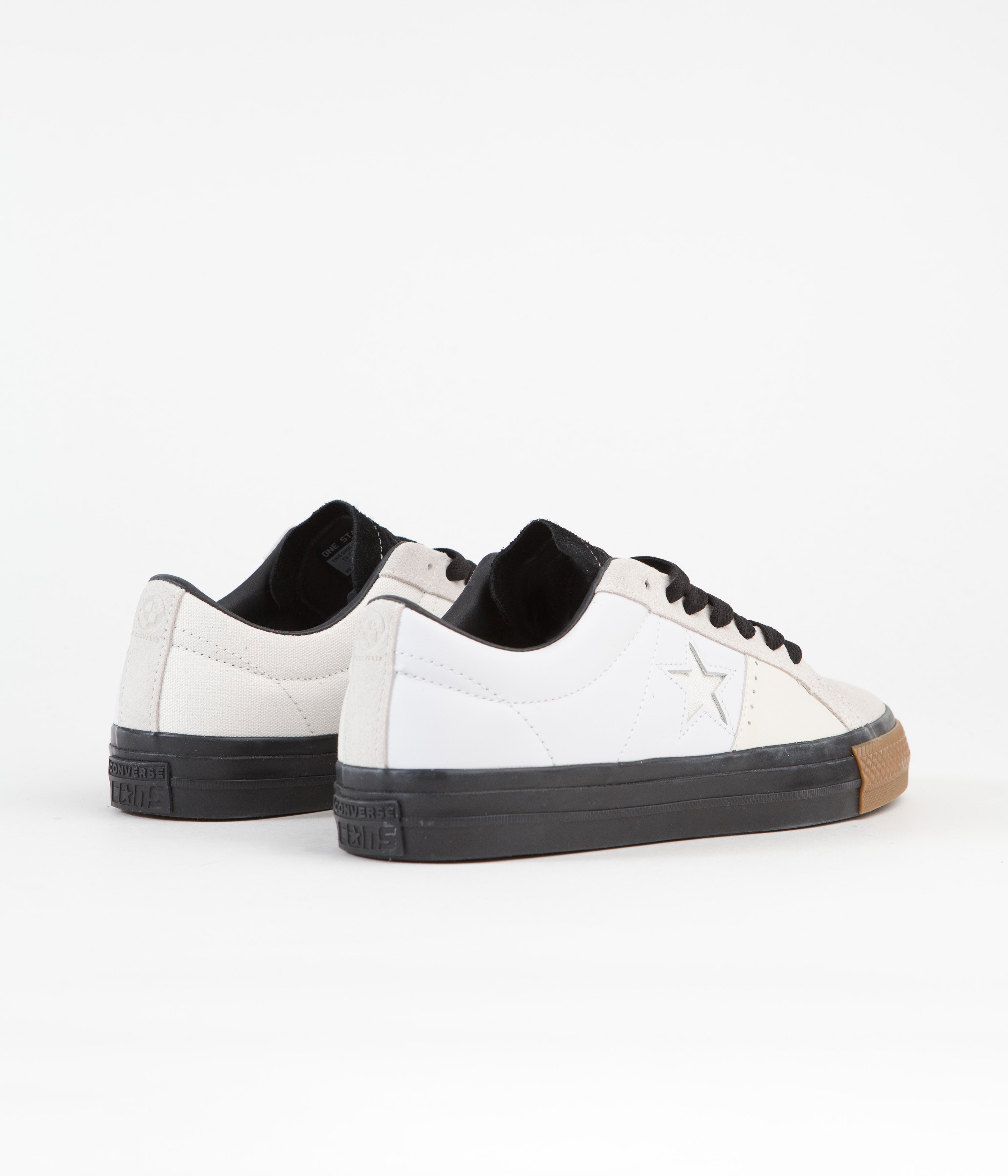 Converse x Carhartt One Star Ox Shoes - Stunning White/Black/Gum Honey