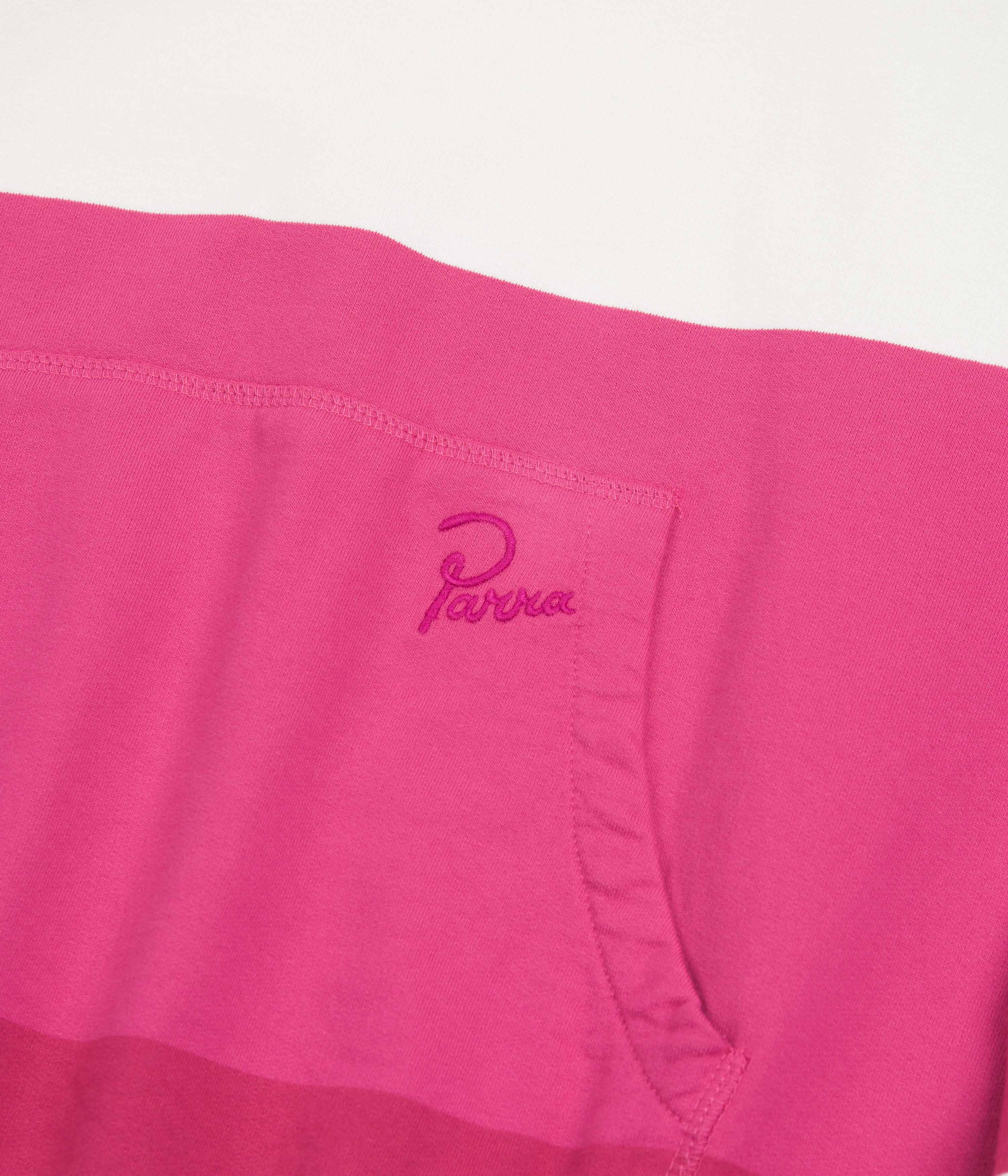 by Parra Mid 90 Stripes Pink Hoodie - A Fashion Statement
