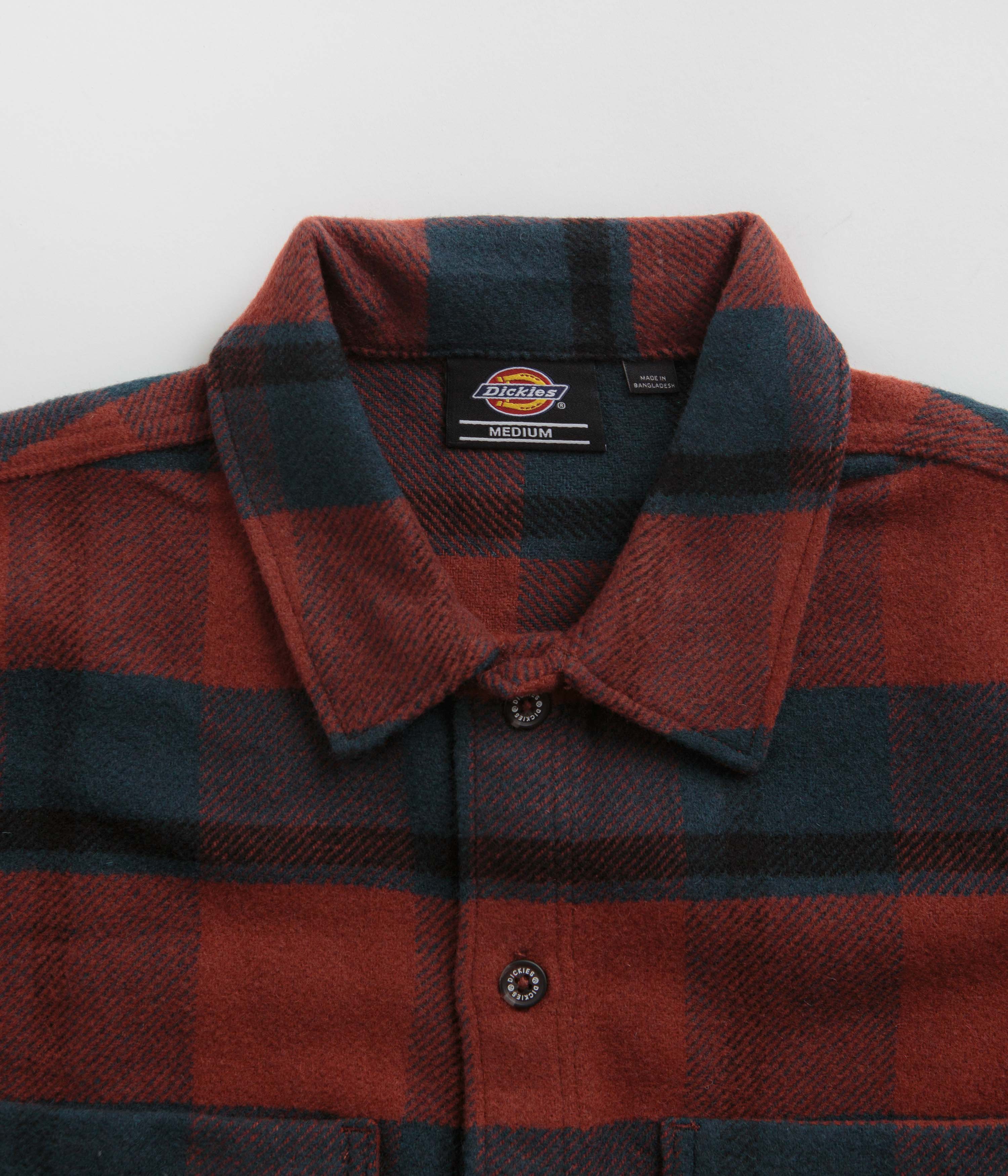 Dickies Dark Check Coaling Shirt - A Stylish Workwear Essential