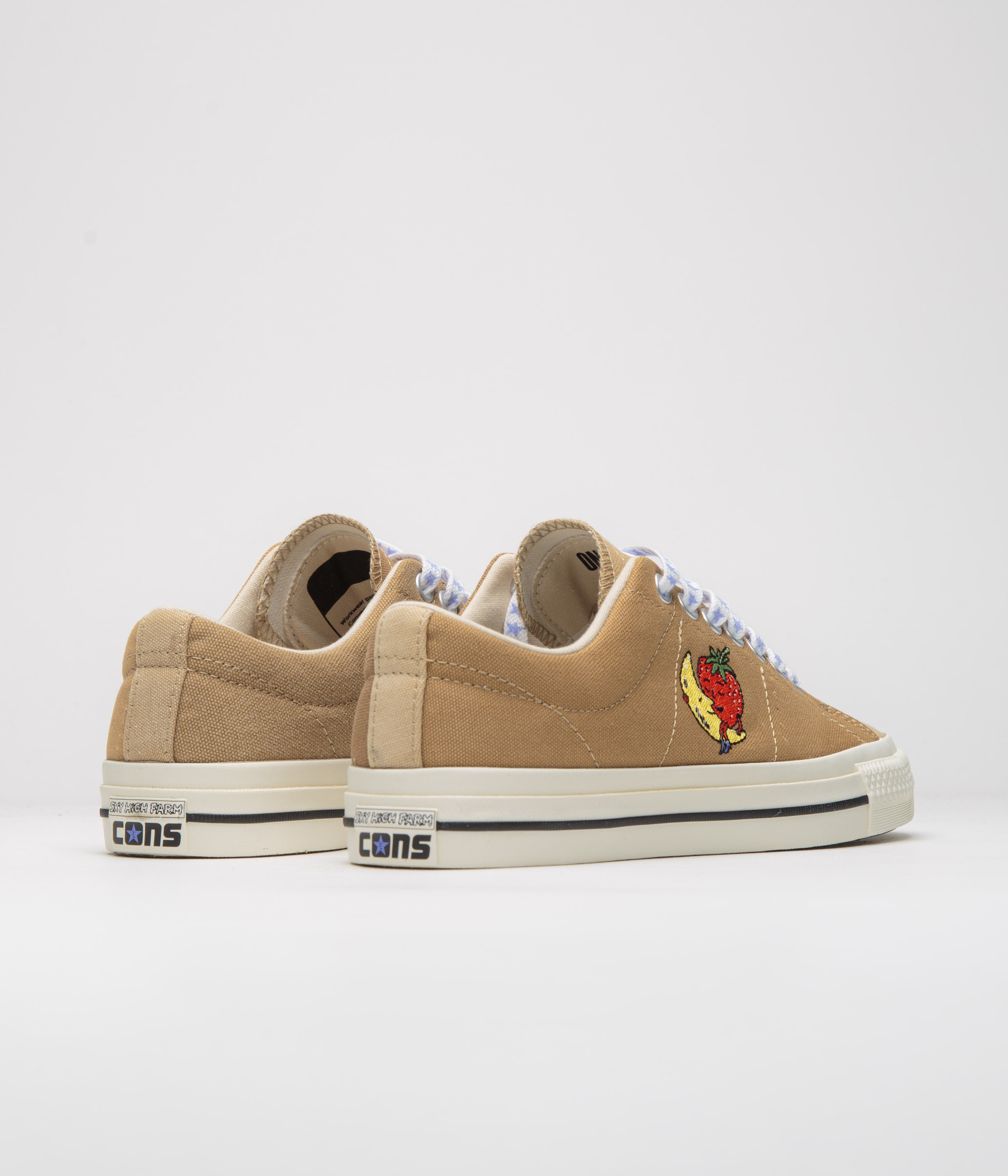Converse x Sky High Farm One Star Pro Ox Shoes - Stunning Brown / Egret