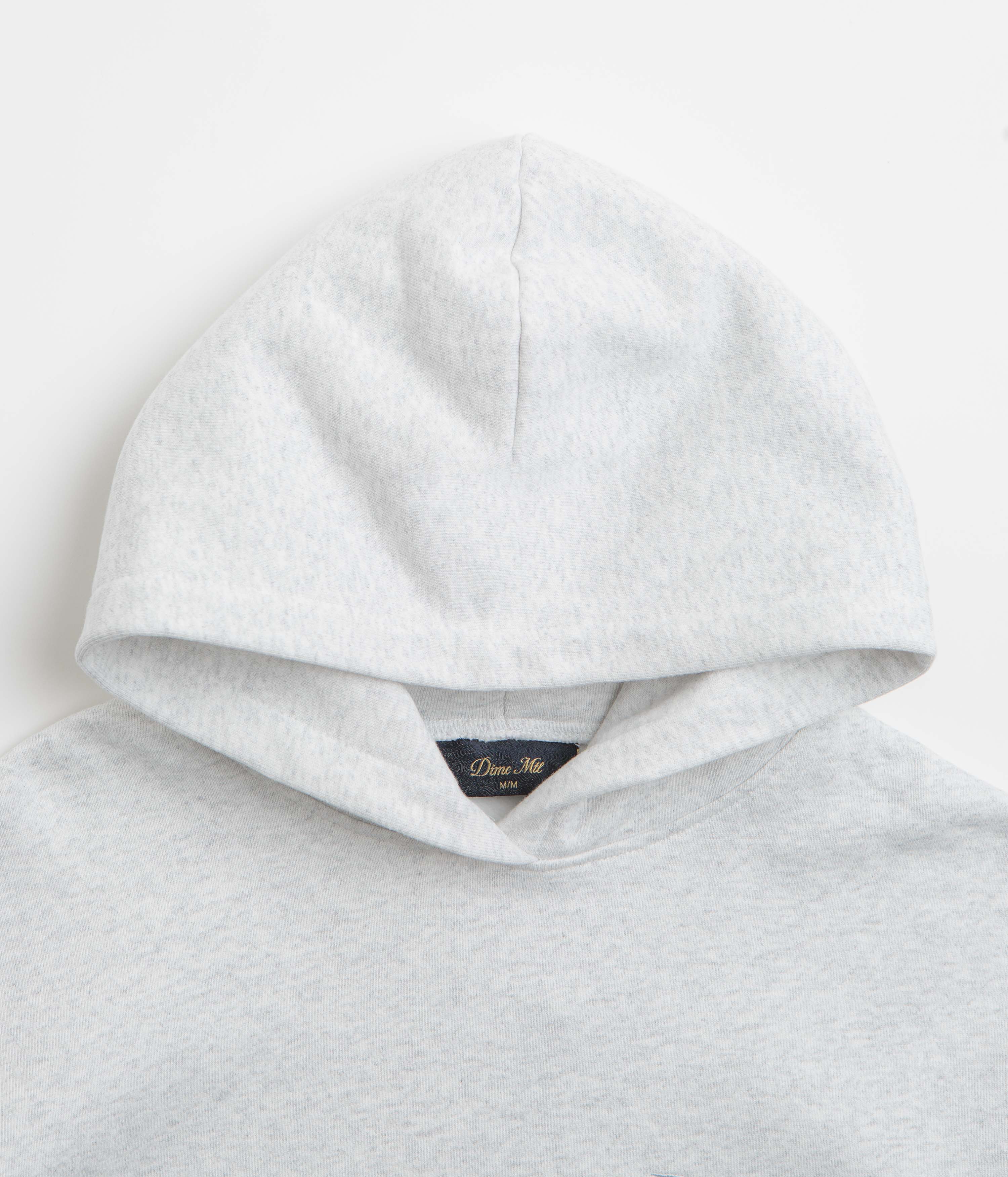 Dime's Stunning Ash Small Logo Classic Hoodie