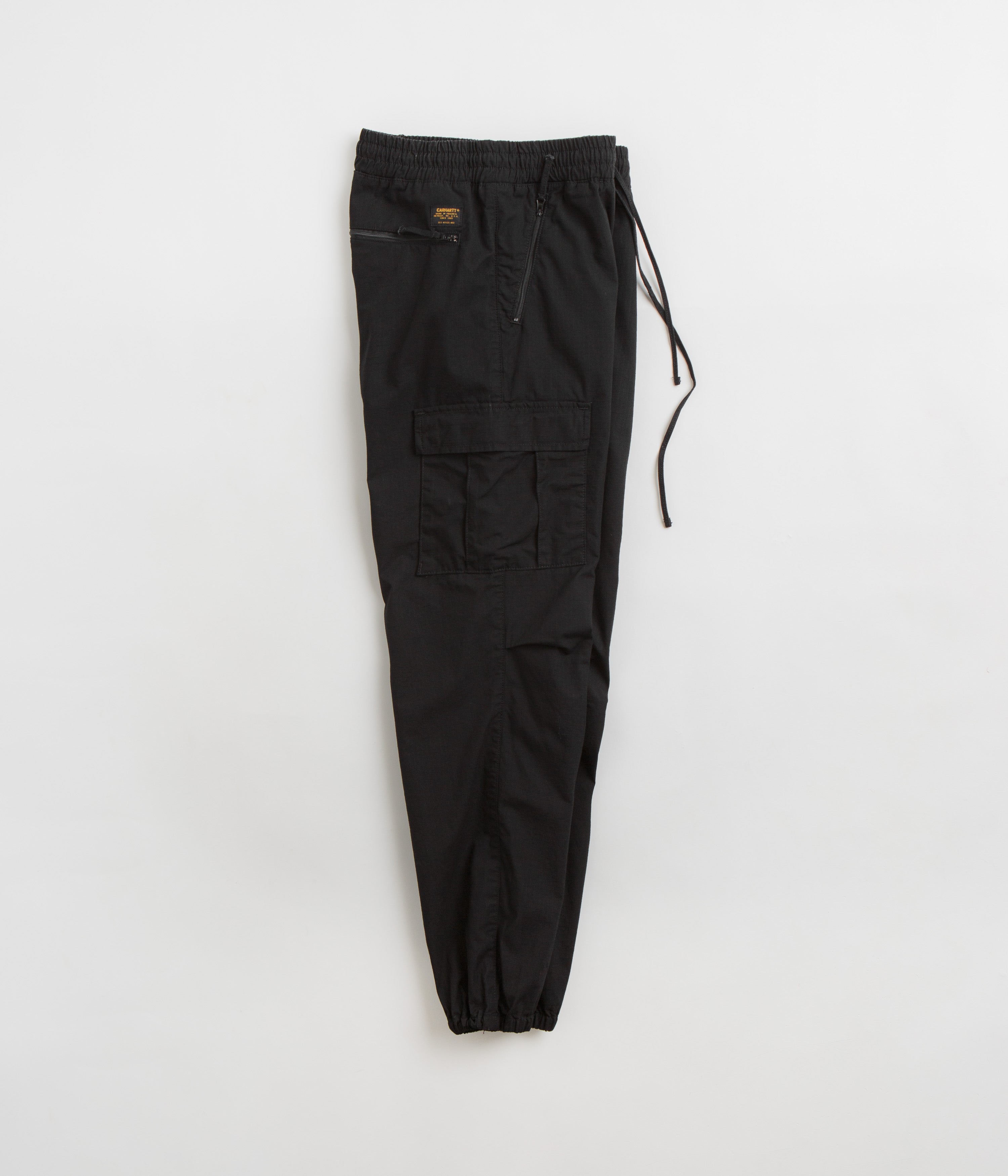 Carhartt Black Rinsed Cargo Joggers - Durable & Stylish