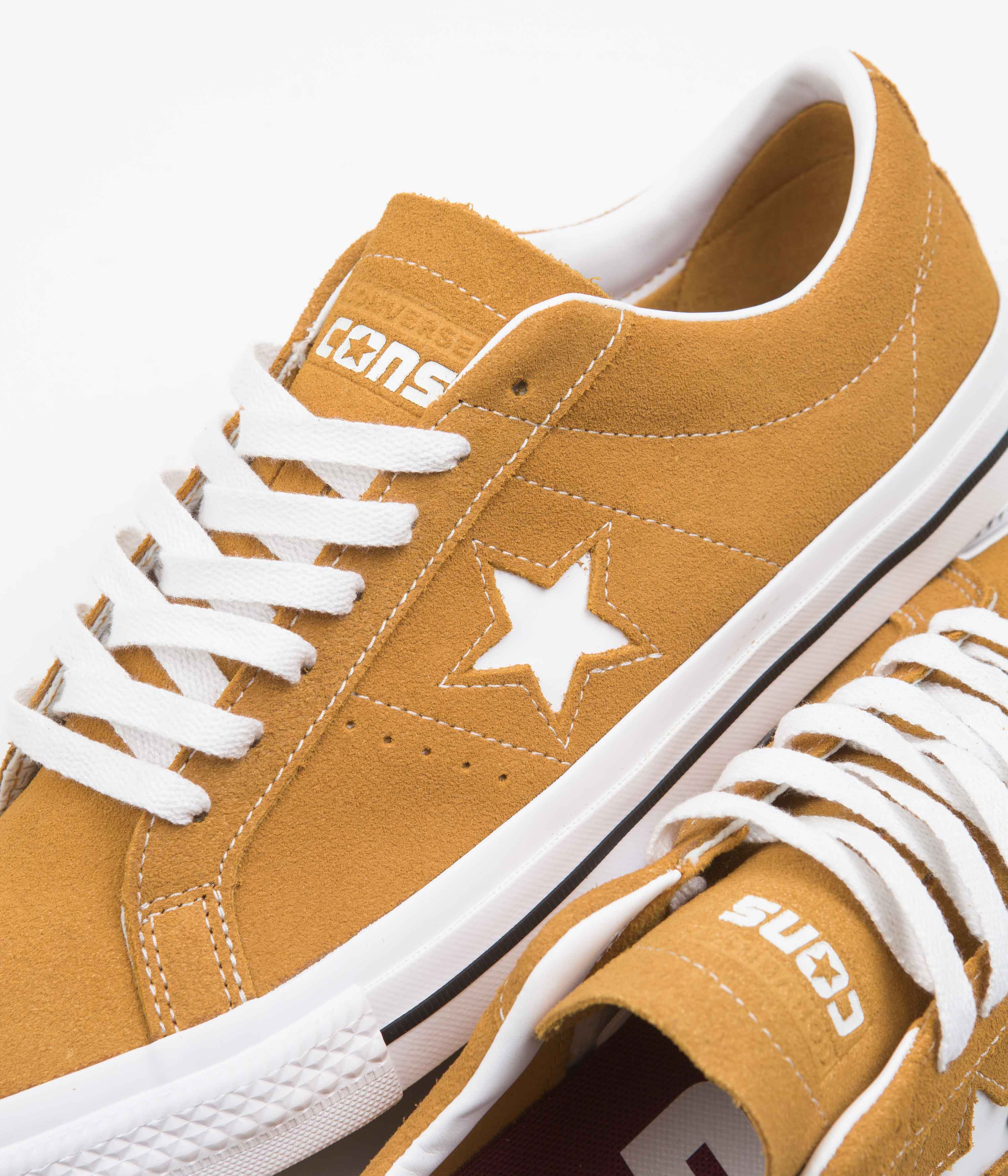 Converse One Star Pro Ox Shoes - Golden Sundial Bliss!