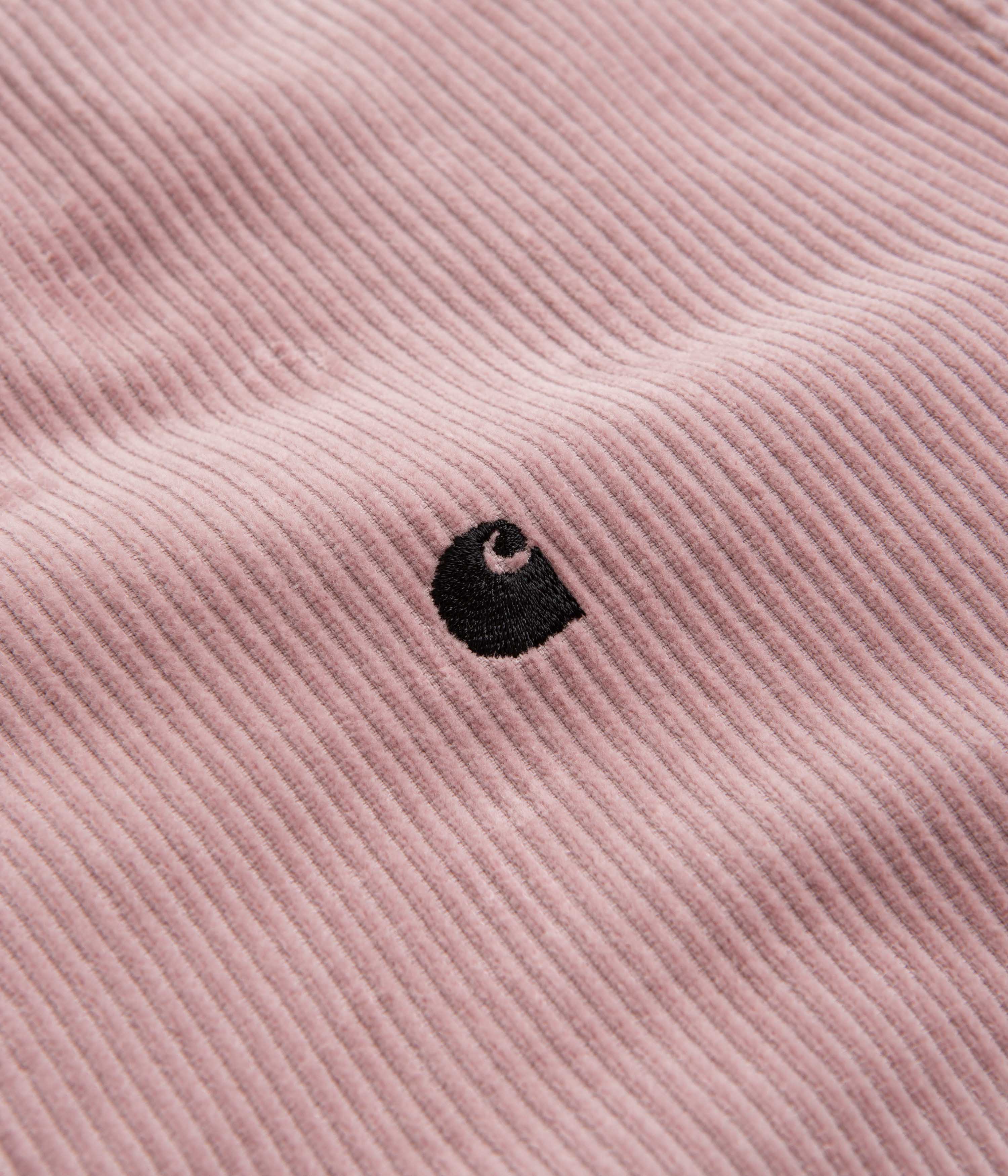 Carhartt Madison Cord Shirt - Stunning Glassy Pink & Bold Black