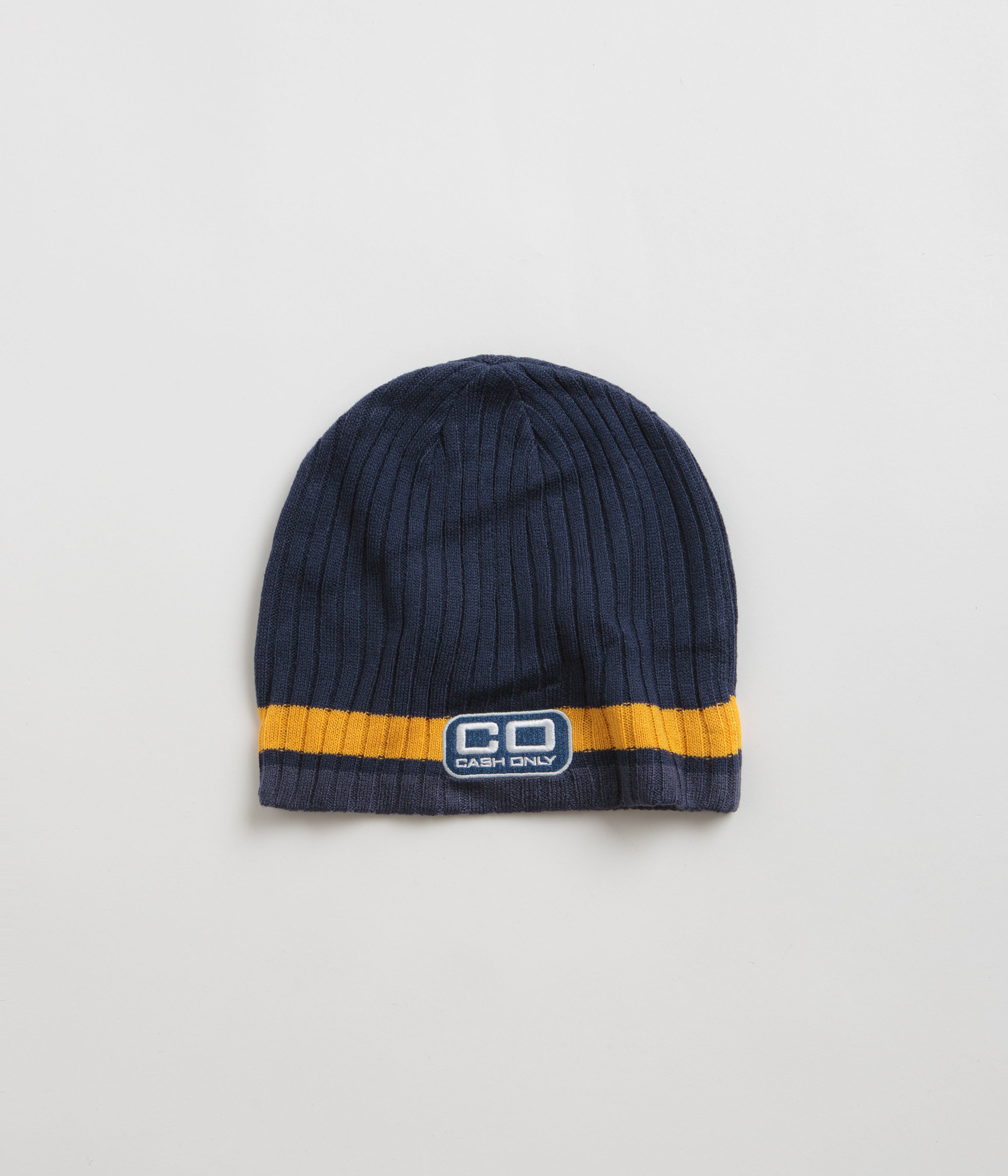 Navy Cash Only Strike Beanie - Must - Have for Skate Lovers
