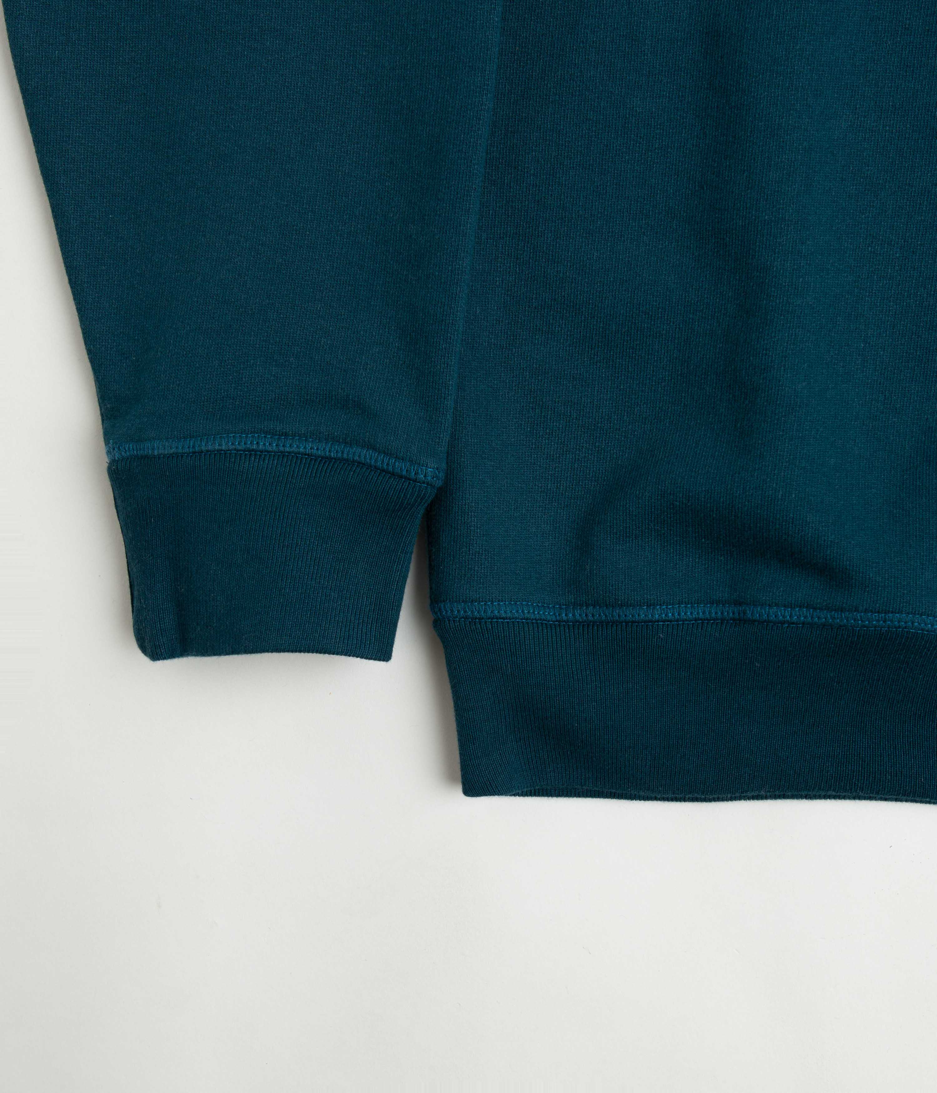 by Parra Deep Sea Green Fast Food Logo Crewneck Sweatshirt - A Must-Have!