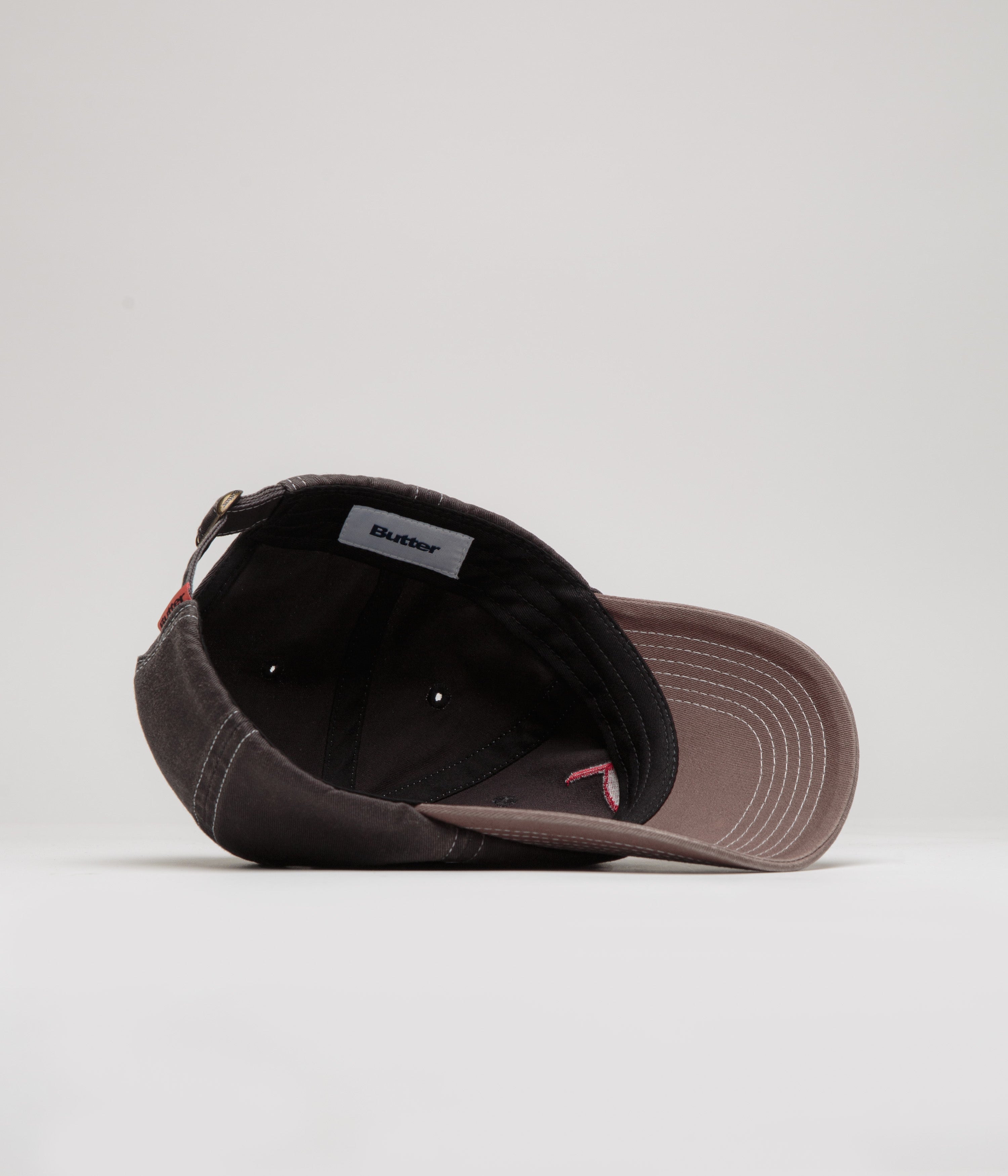 Butter Goods Stunning Art Cap - Charcoal & Redwood