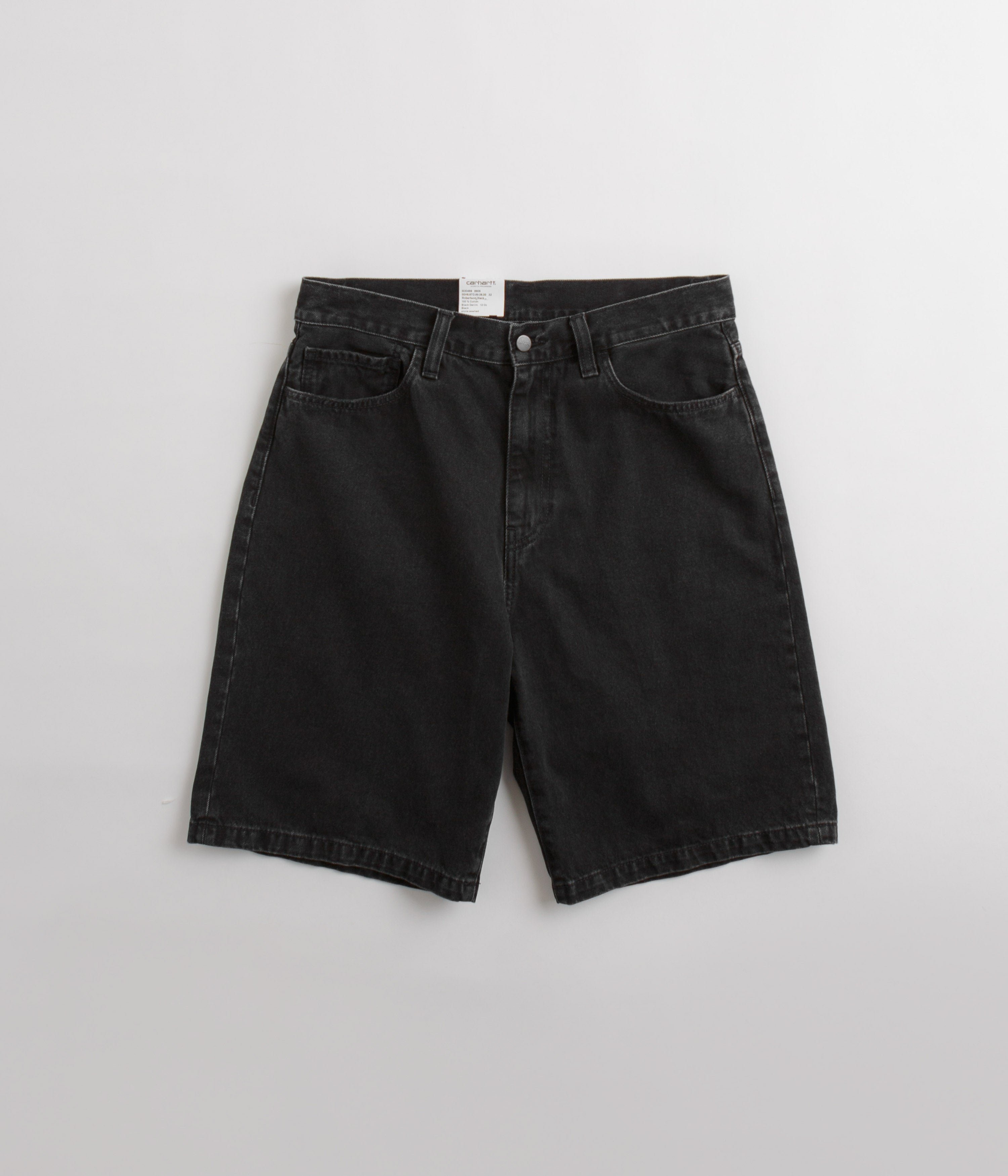 Carhartt Landon Shorts - Stylish Black Stone Washed