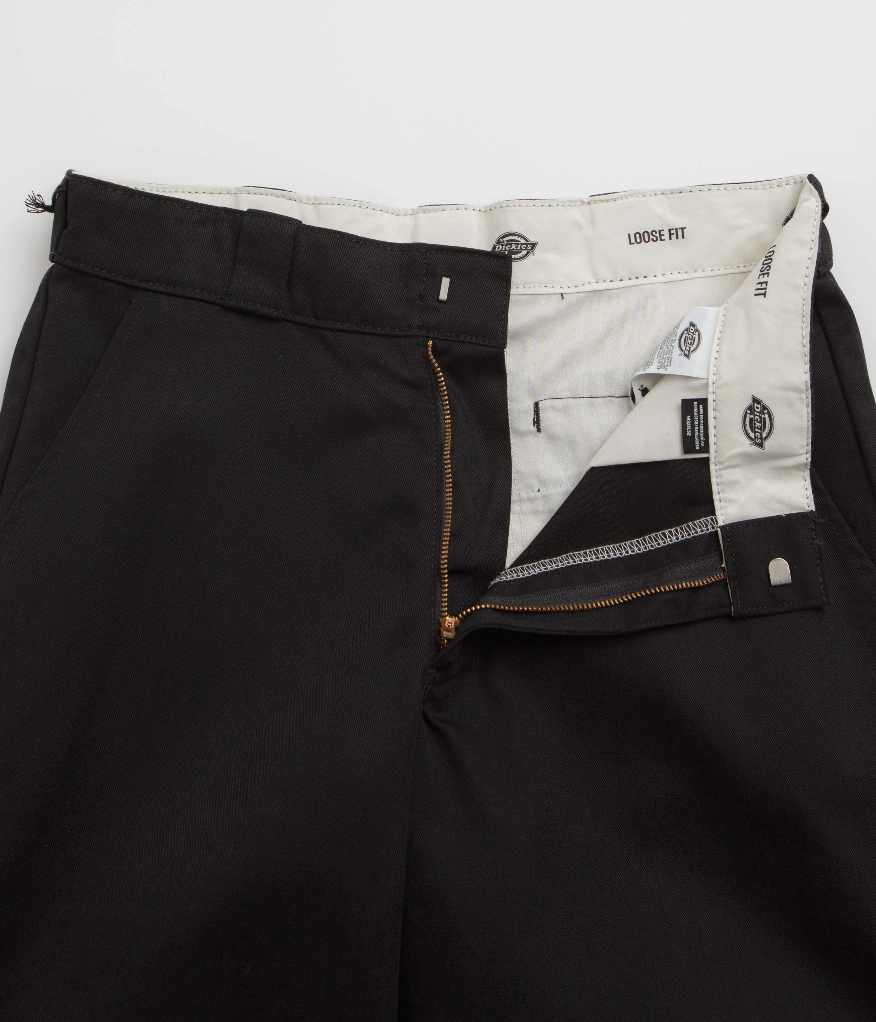 Dickies Stylish Black Loose Multi - Pocket Work Pants