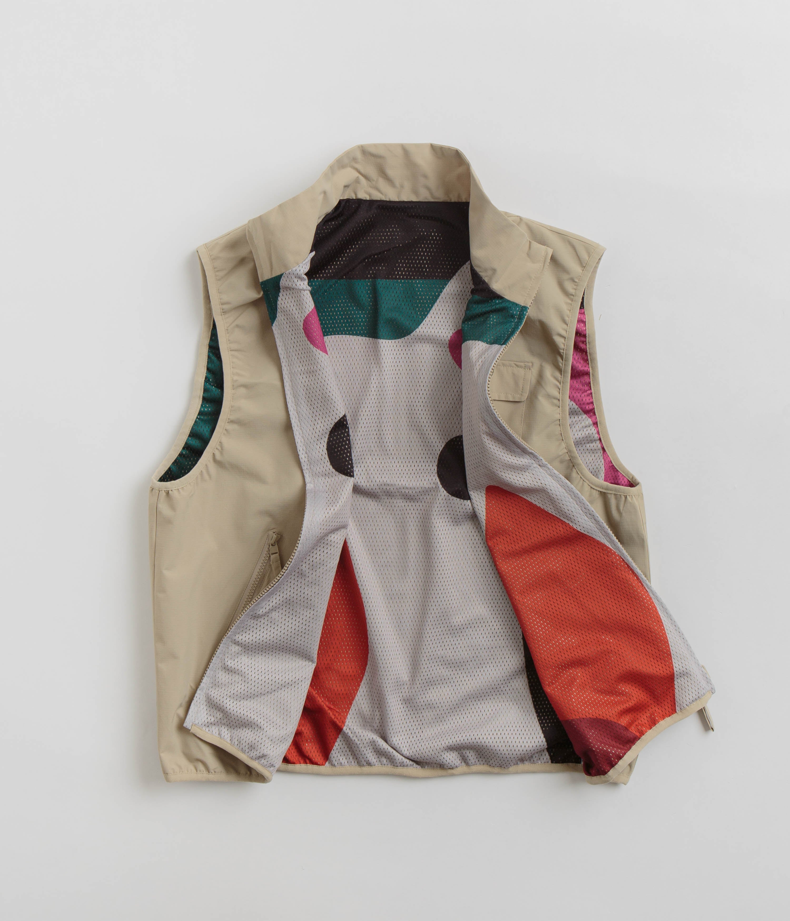by Parra Tan Ghost Cave Reversible Vest - A Fashion Statement