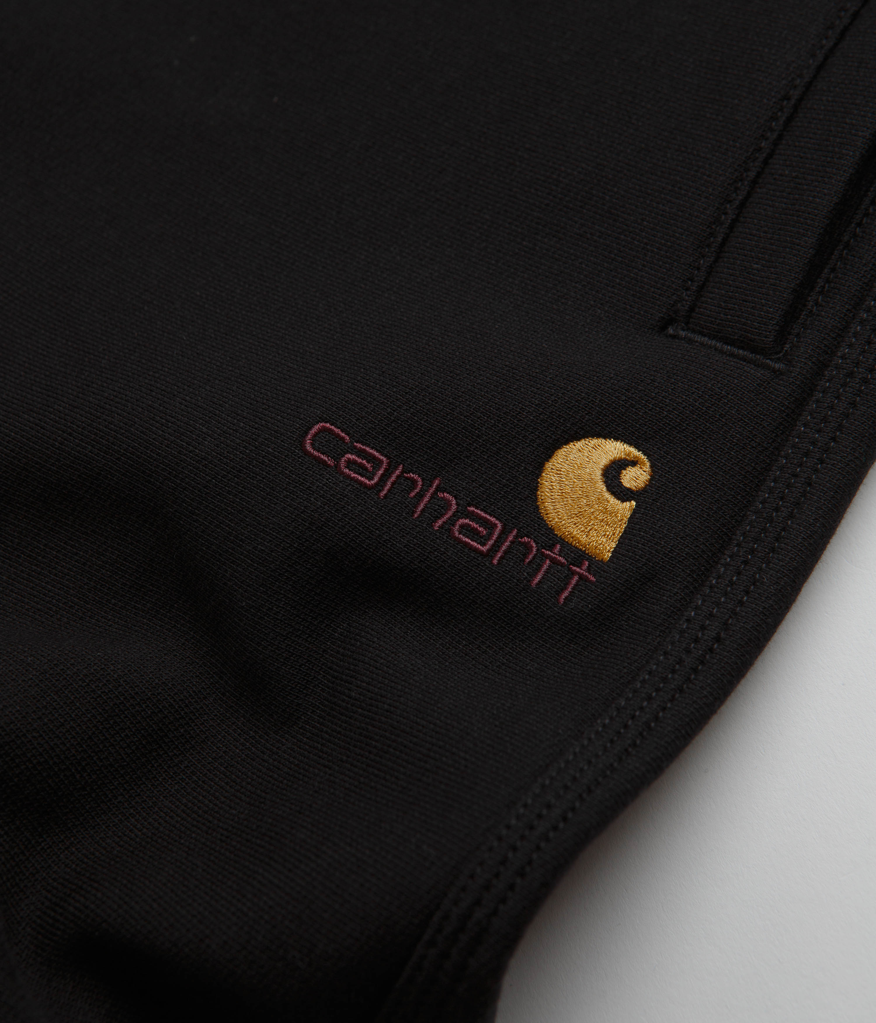 Carhartt American Script Black Sweat Shorts - Unbeatable Style!