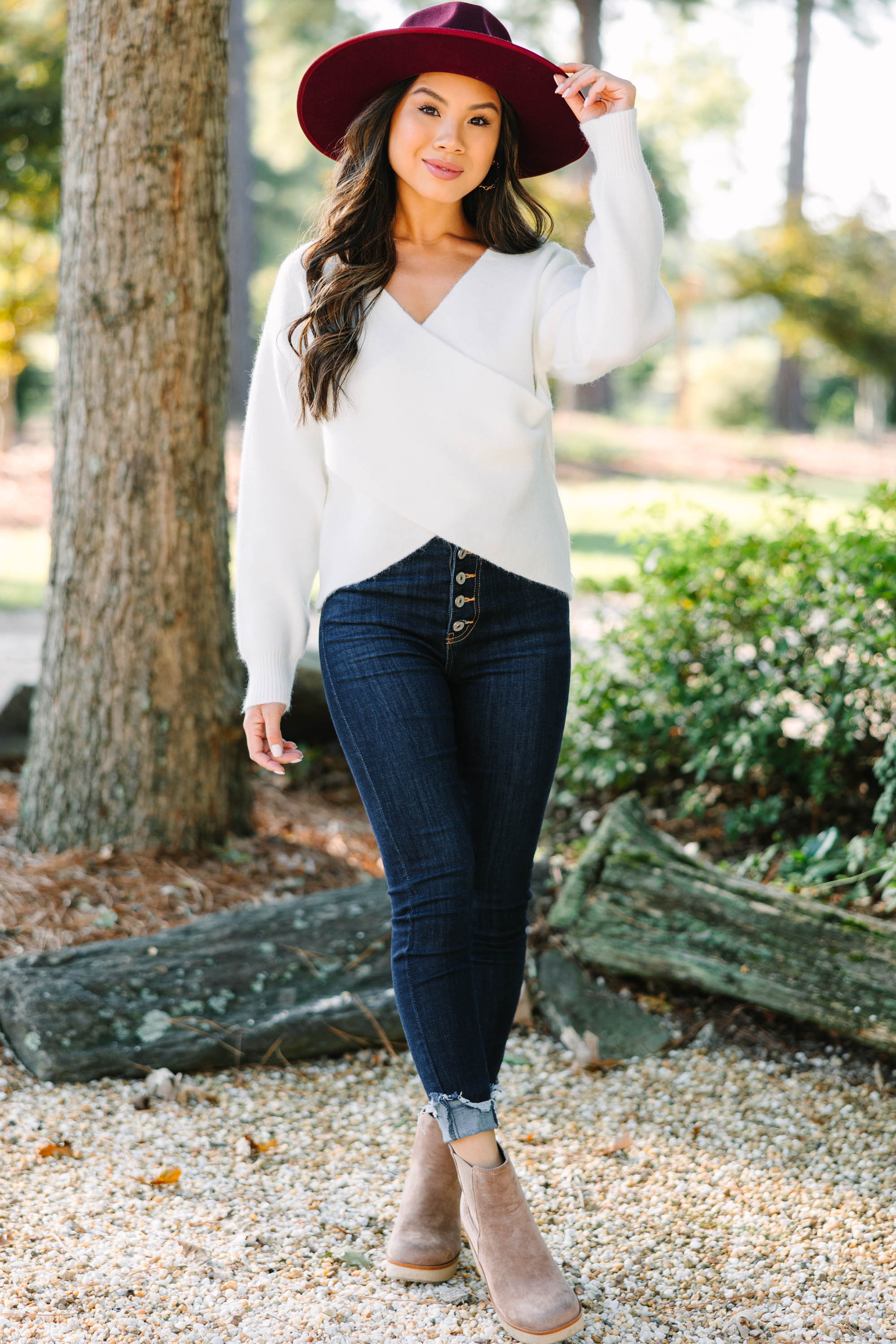 Gorgeous Ivory White Sweater for Your Best Self