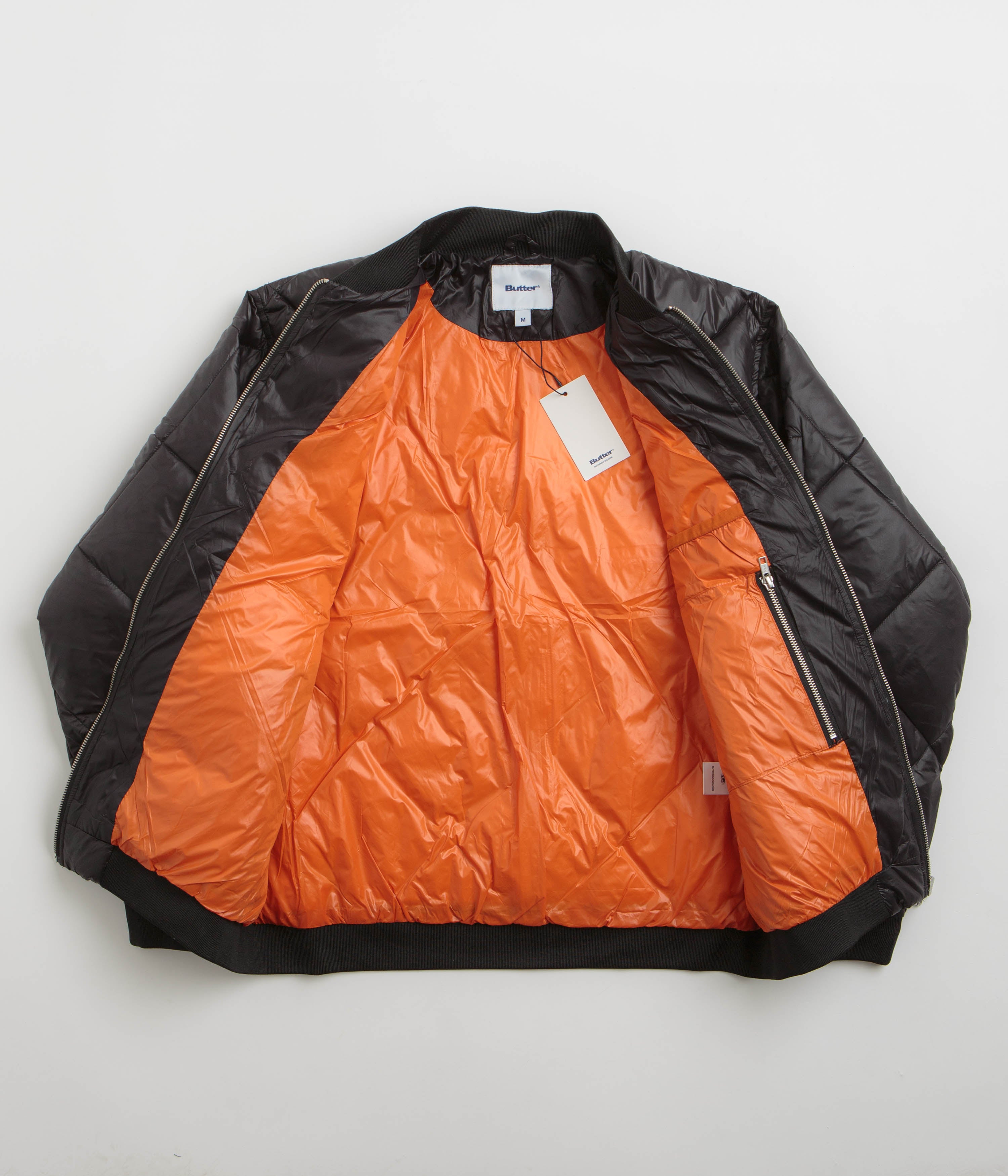 Butter Goods Black Temperature Bomber Jacket - Stylish and Warm!