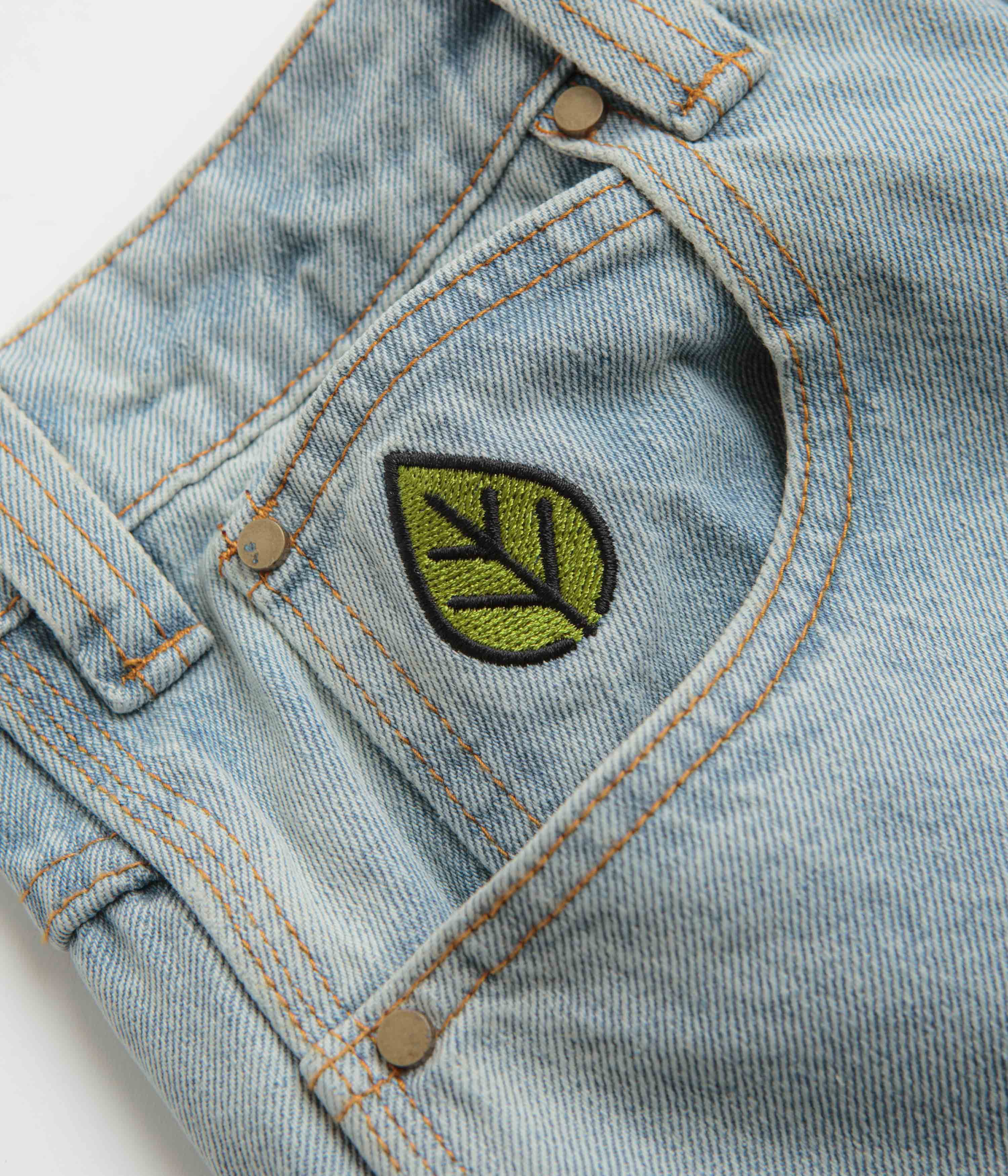 Butter Goods' Stunning Faded Light Wash Weathergear Denim Shorts