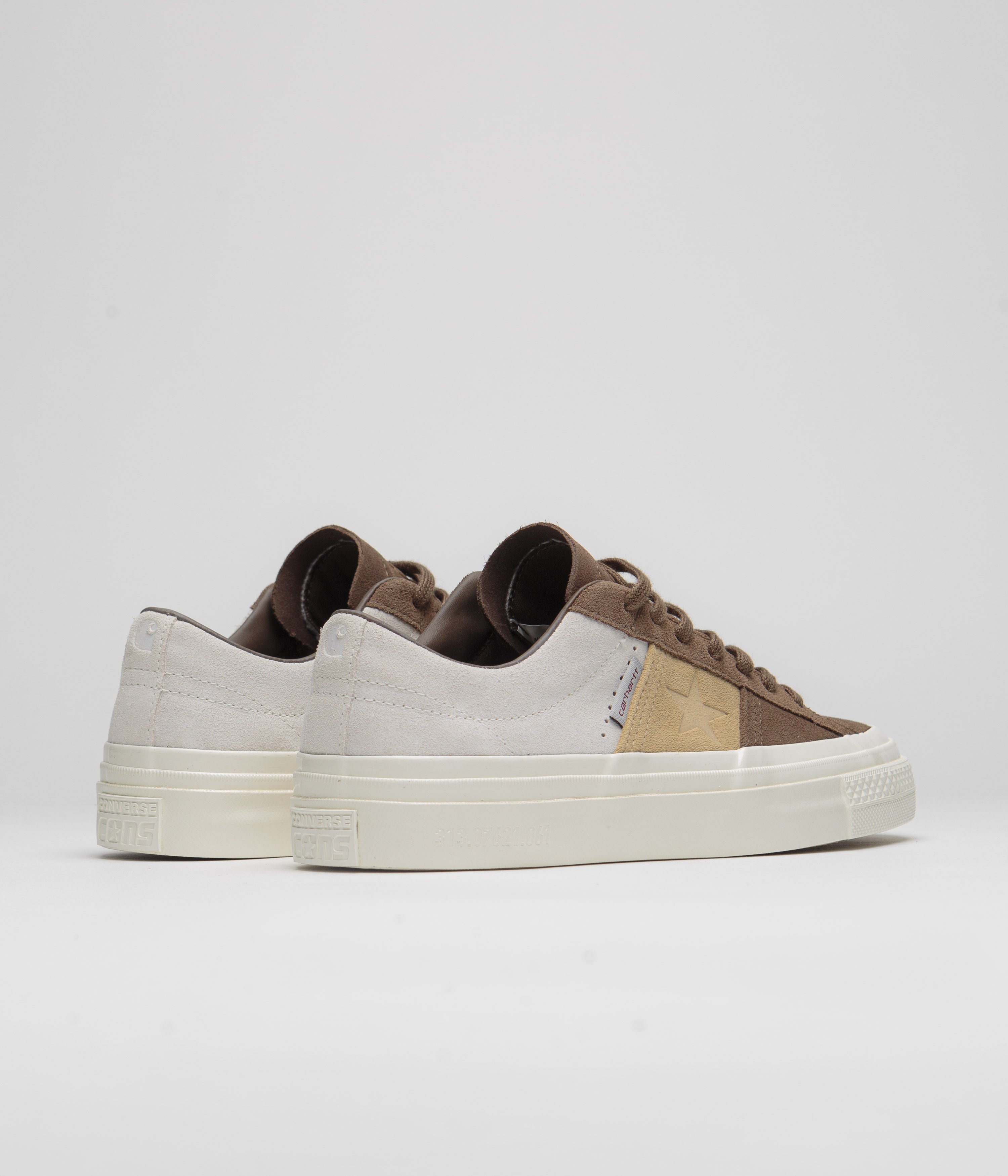Converse x Carhartt WIP One Star Academy Pro Shoes - Stunning Dark Earth / Starfish / Egret