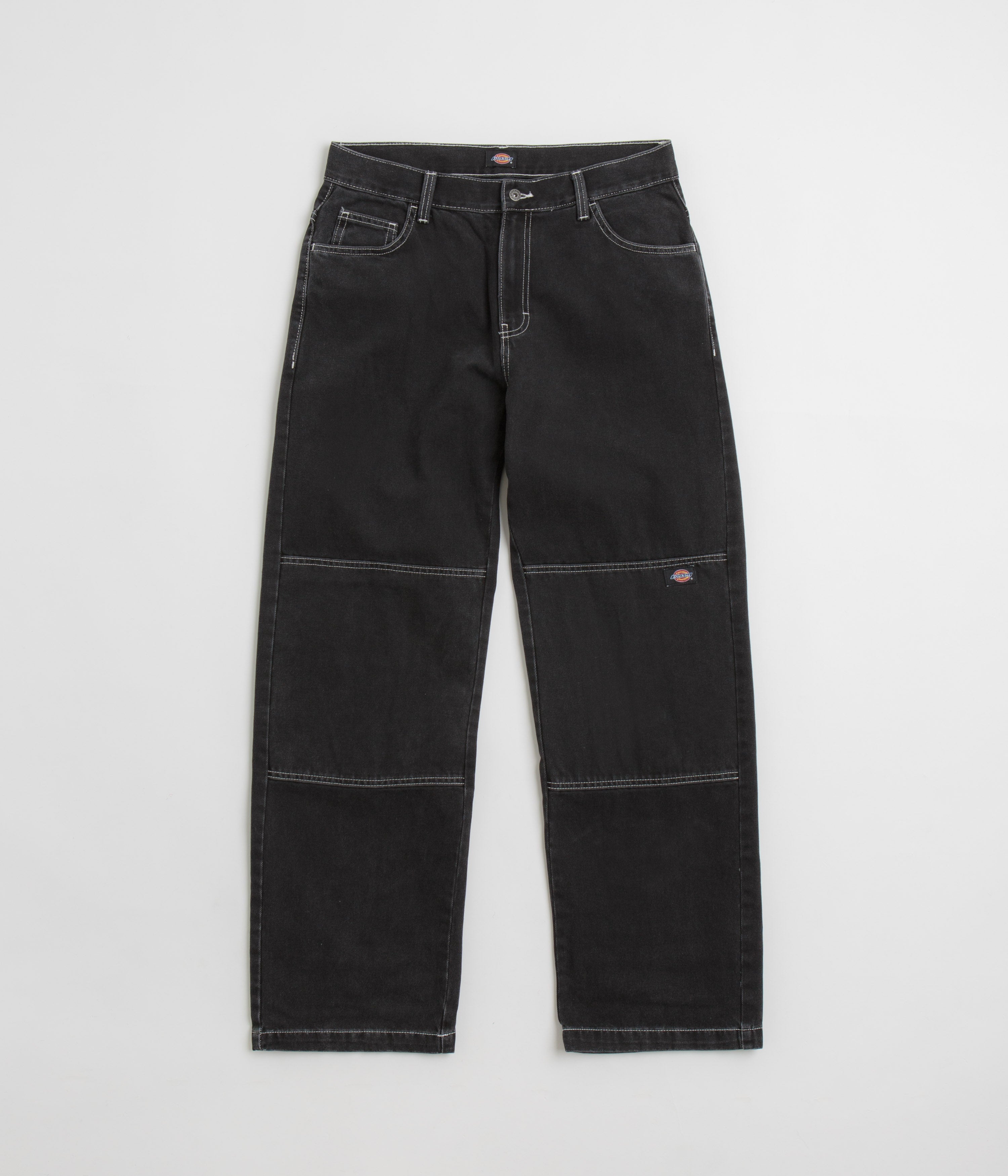 Dickies Black Wash Double Knee Jeans - A Must-Have!