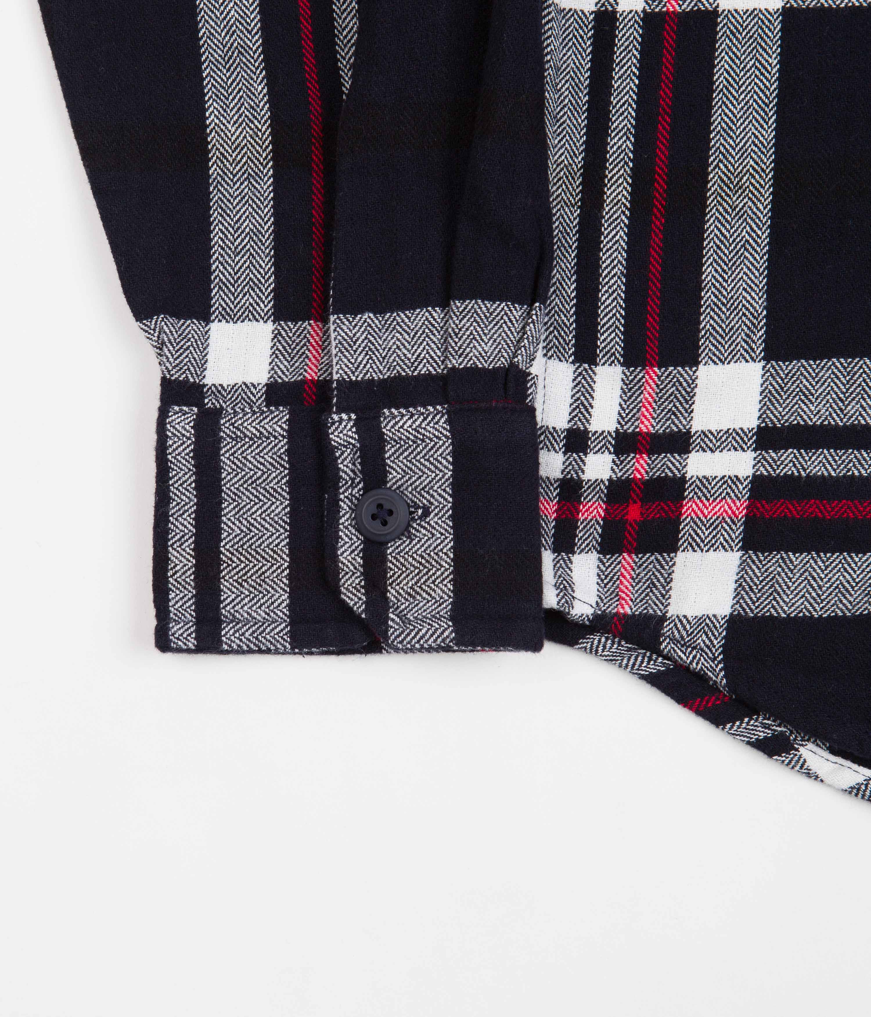 Carhartt Wallace Shirt - Stylish Wallace Check in Dark Navy