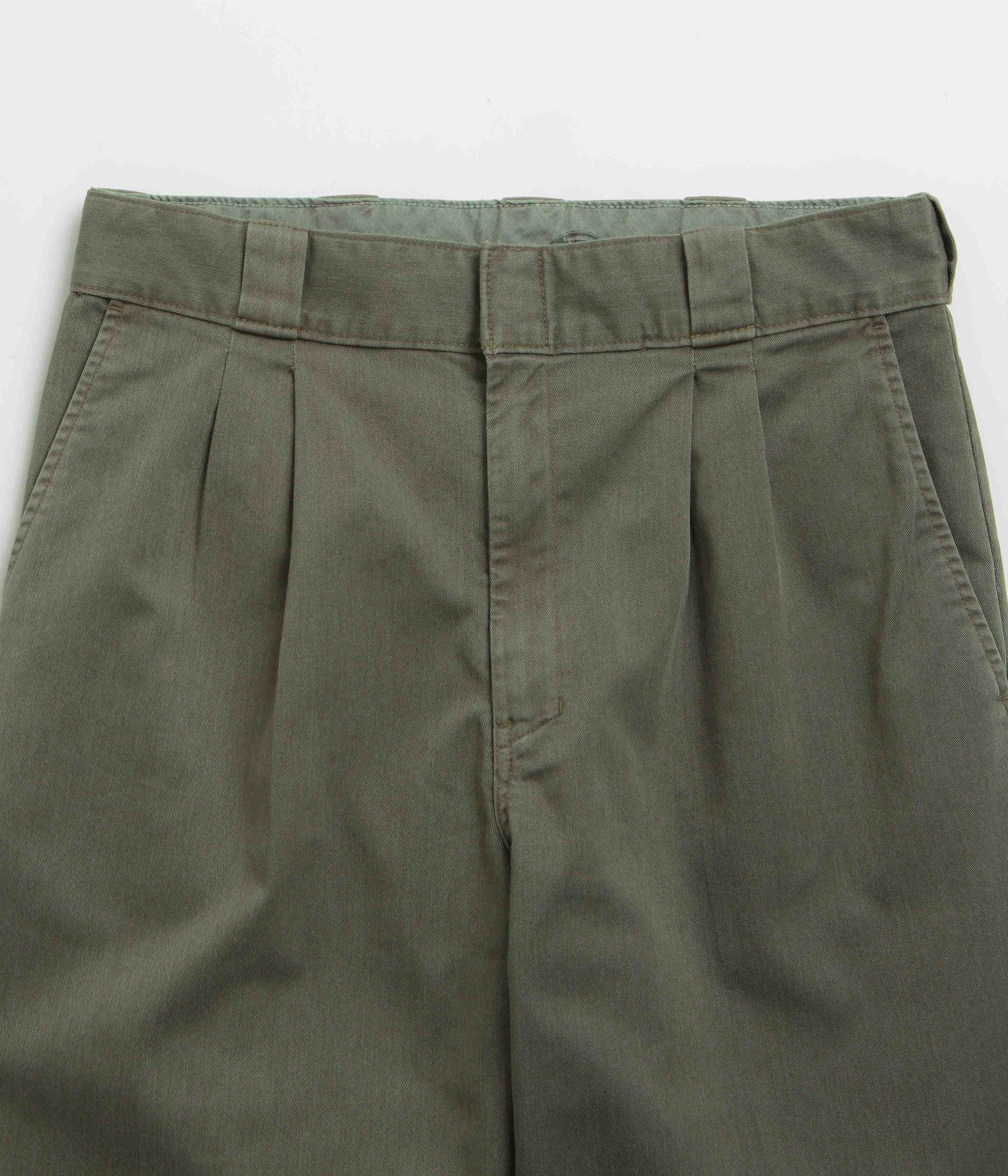 Dickies Unionville Pleated Military Green Work Pants - A Must-Have!