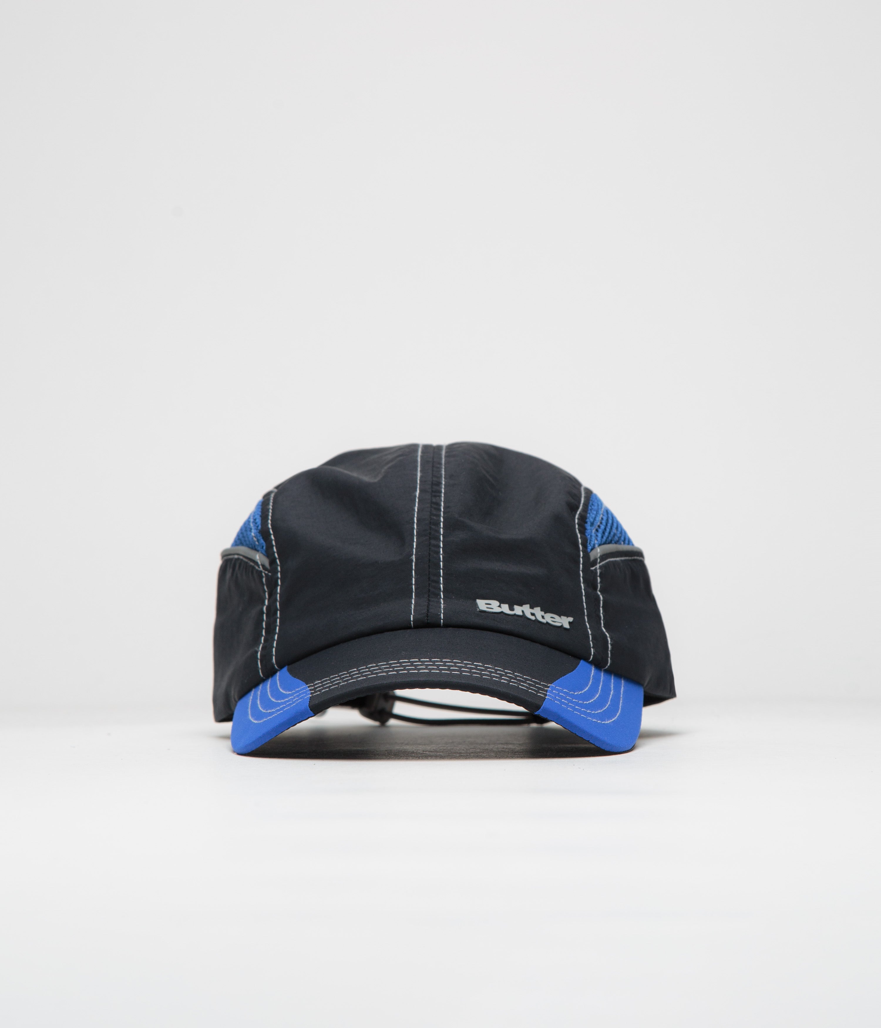 Butter Goods Race 4 Panel Cap - Sleek Black