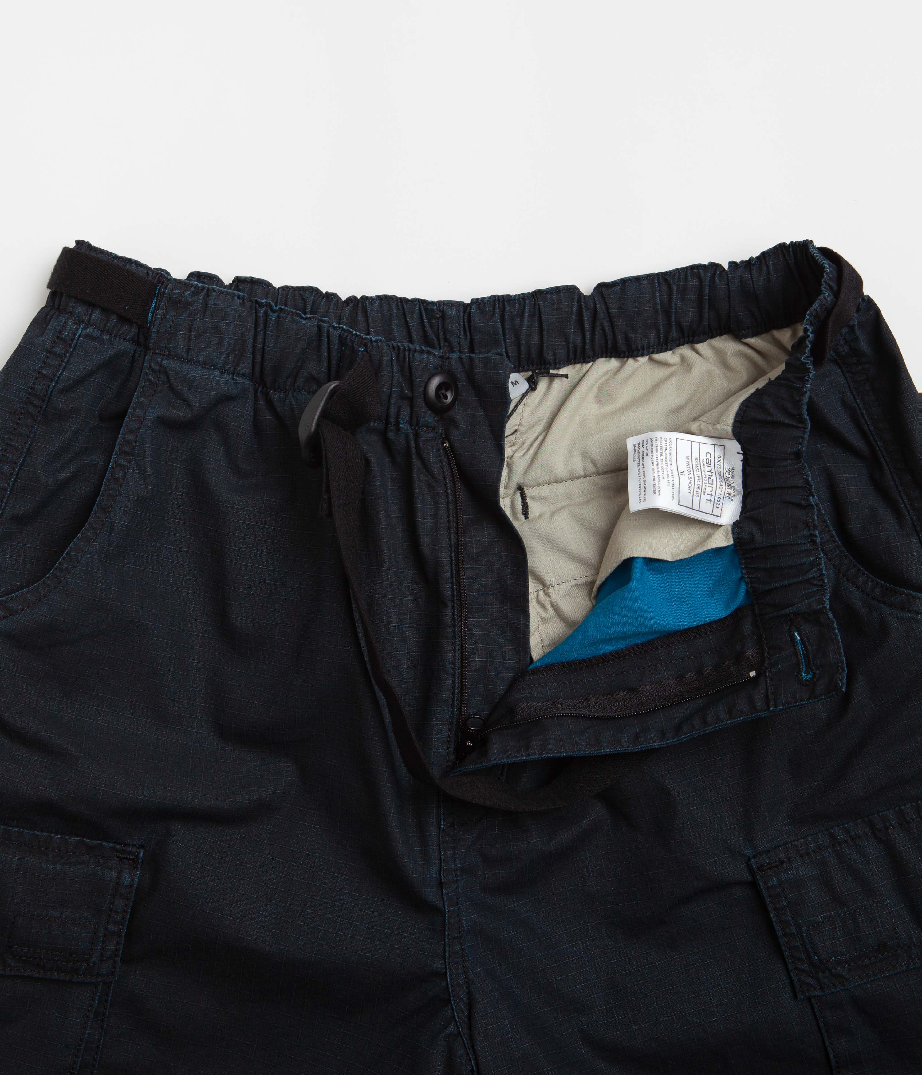 Carhartt Wynton Trail Shorts - Stunning Black / Amalfi