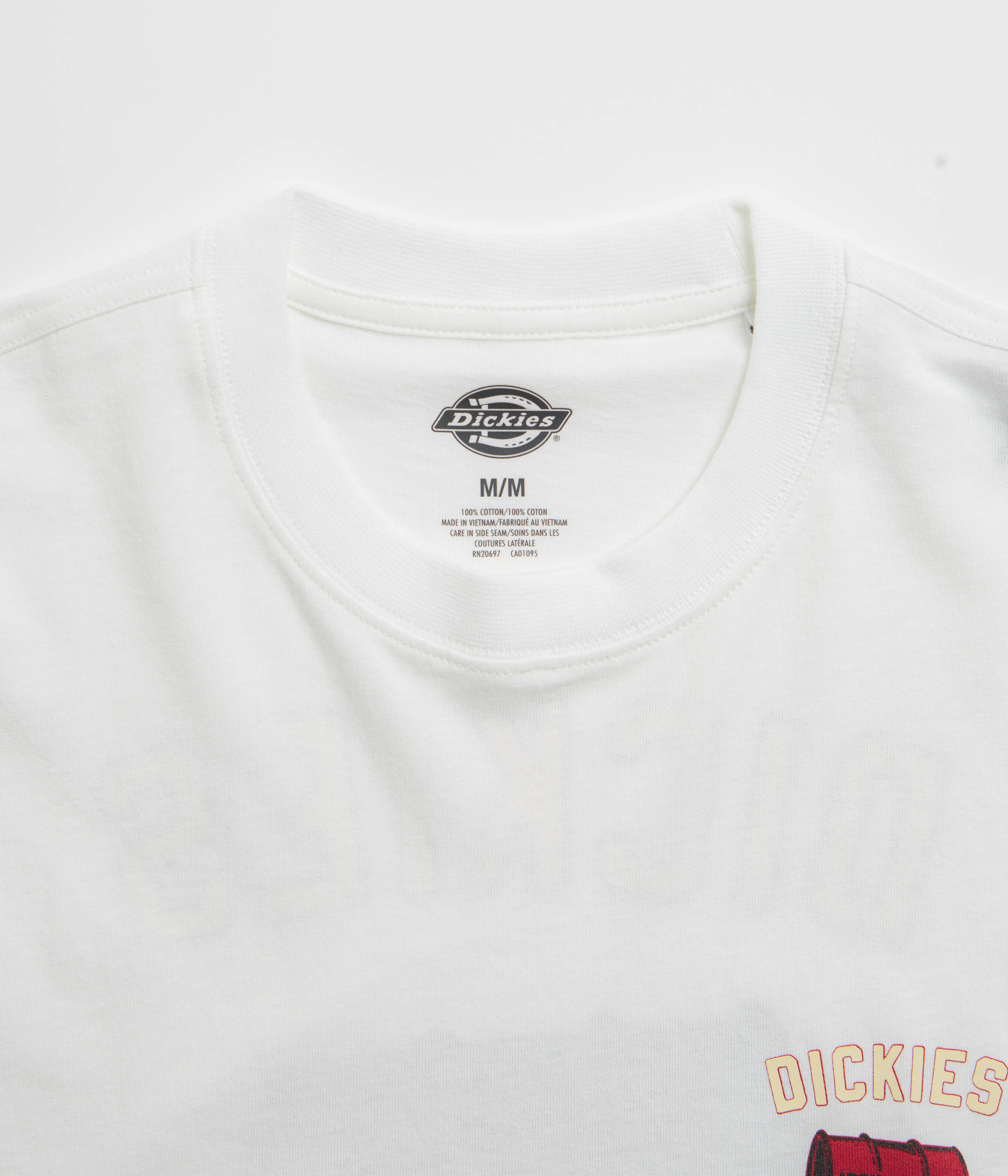 Dickies White Service Crew T-Shirt - A Must-Have!