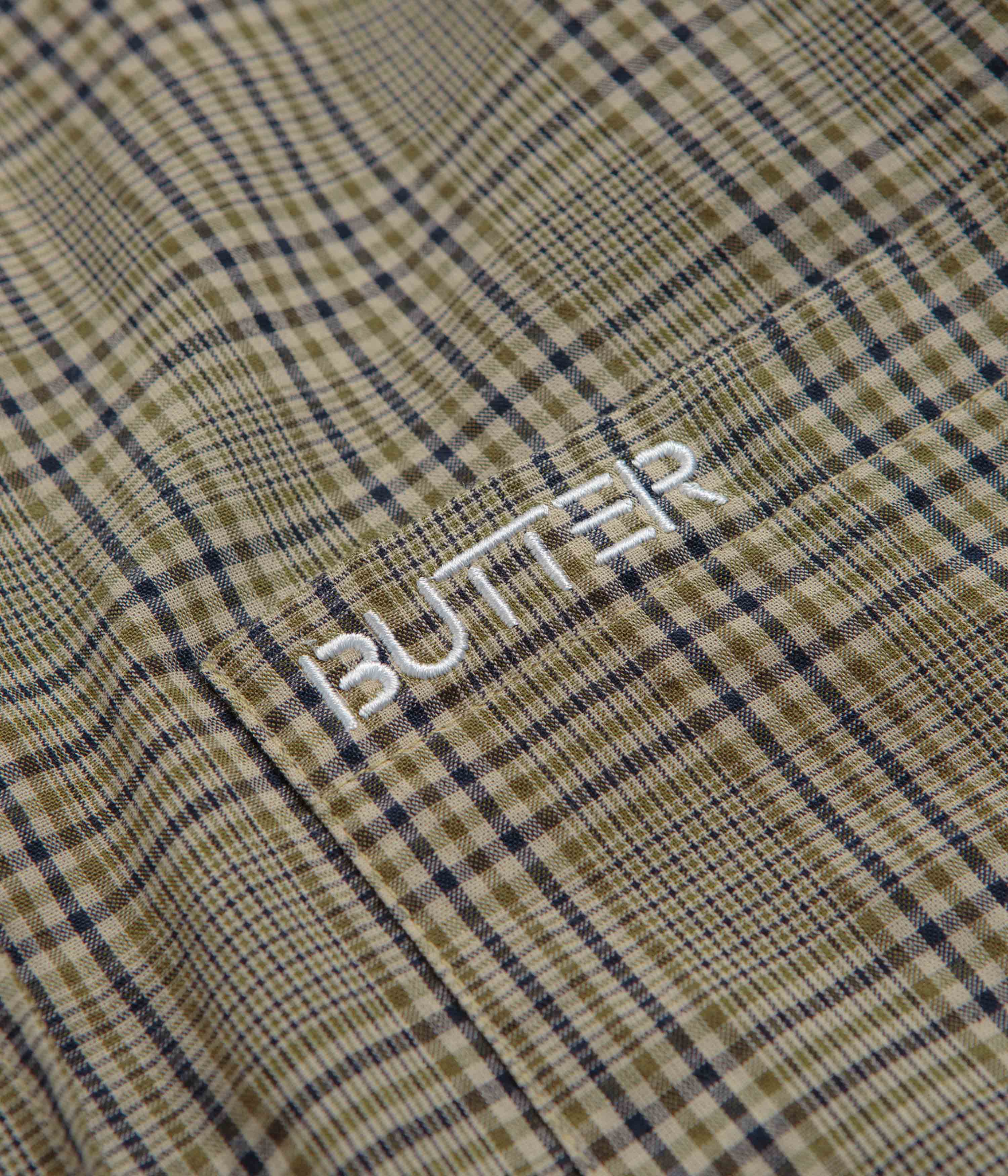 Butter Goods Olive Equipt Plaid Shirt - A Must - Have!