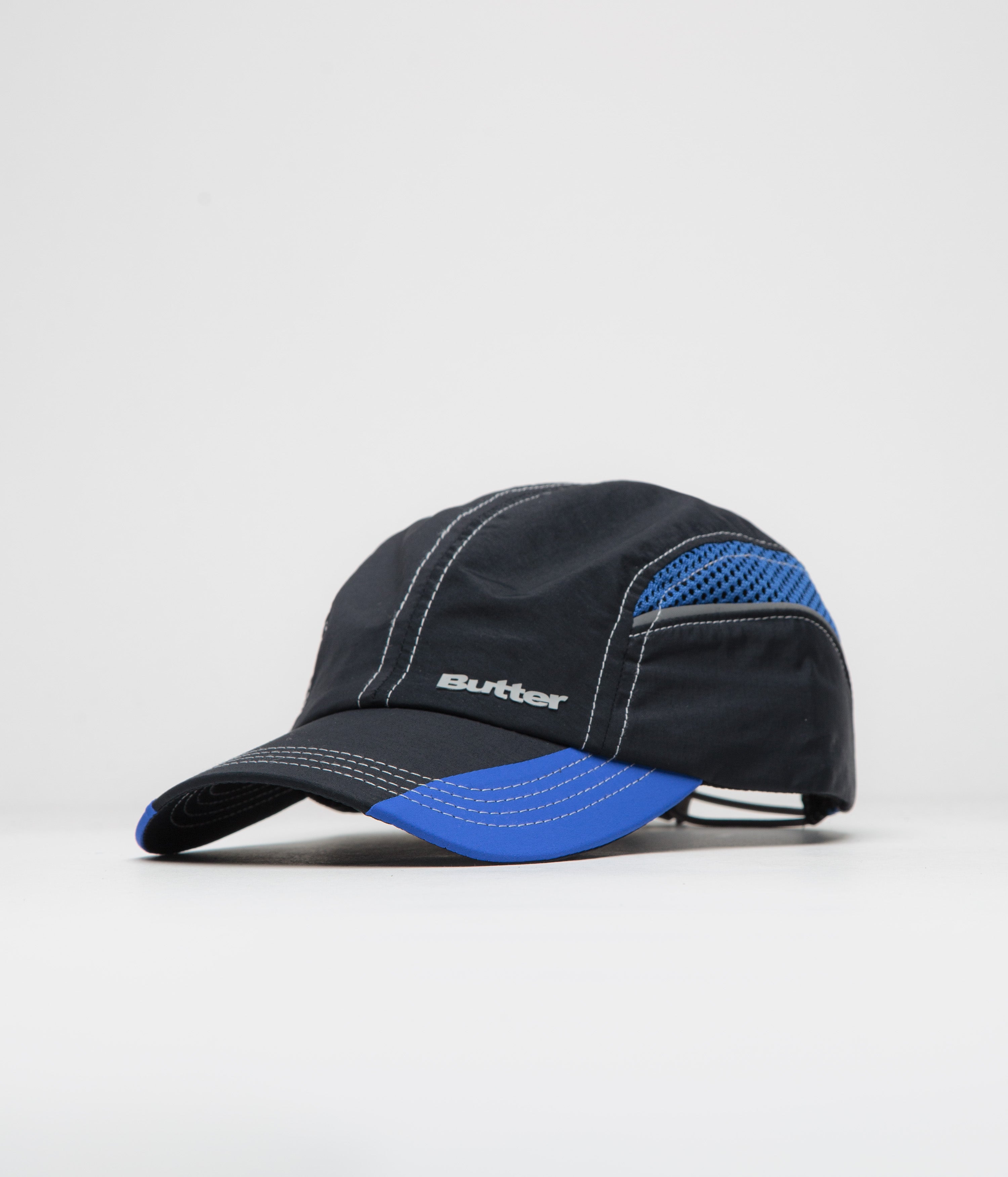 Butter Goods Race 4 Panel Cap - Sleek Black
