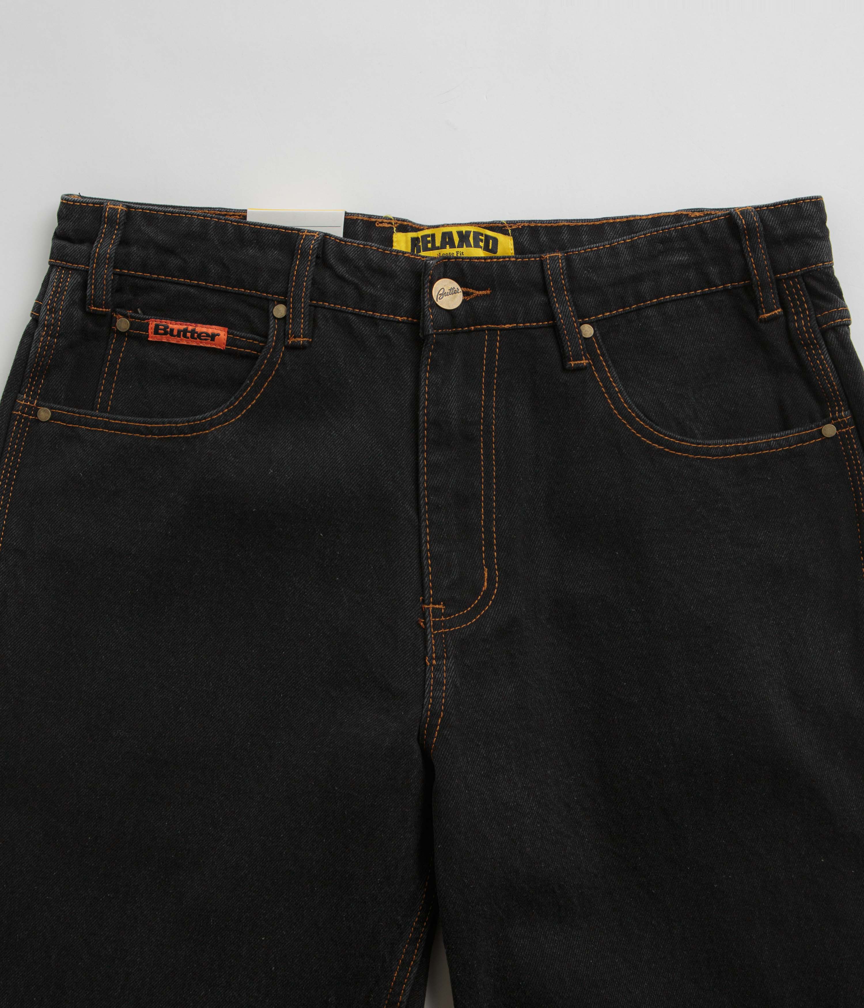 Butter Goods Washed Black/Black Relaxed Jeans - A Must-Have!