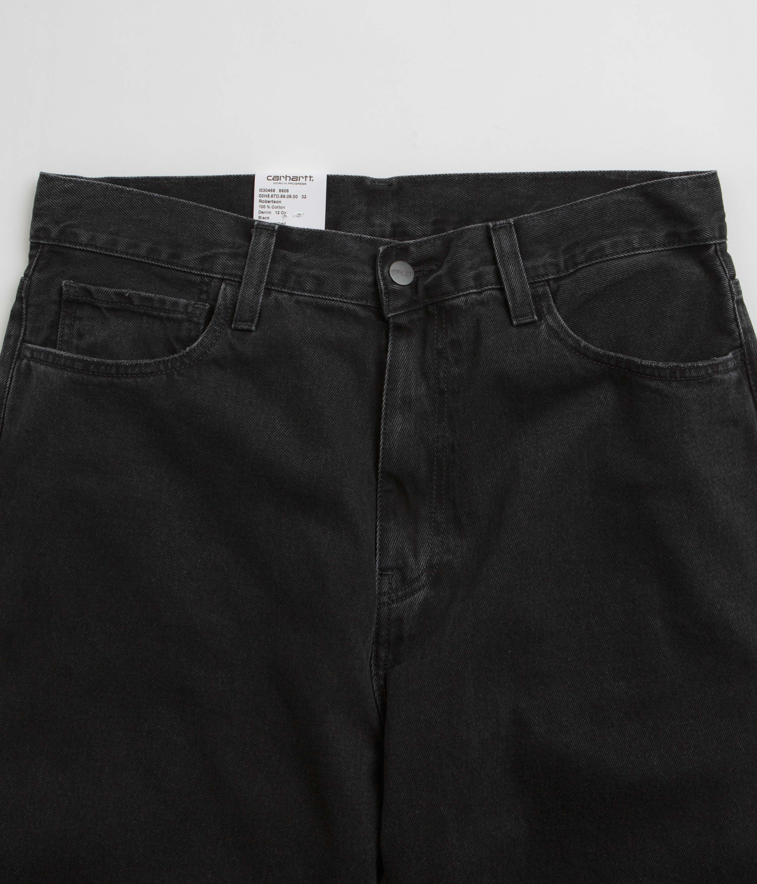 Carhartt Landon Pants - Stylish Black Stone Washed
