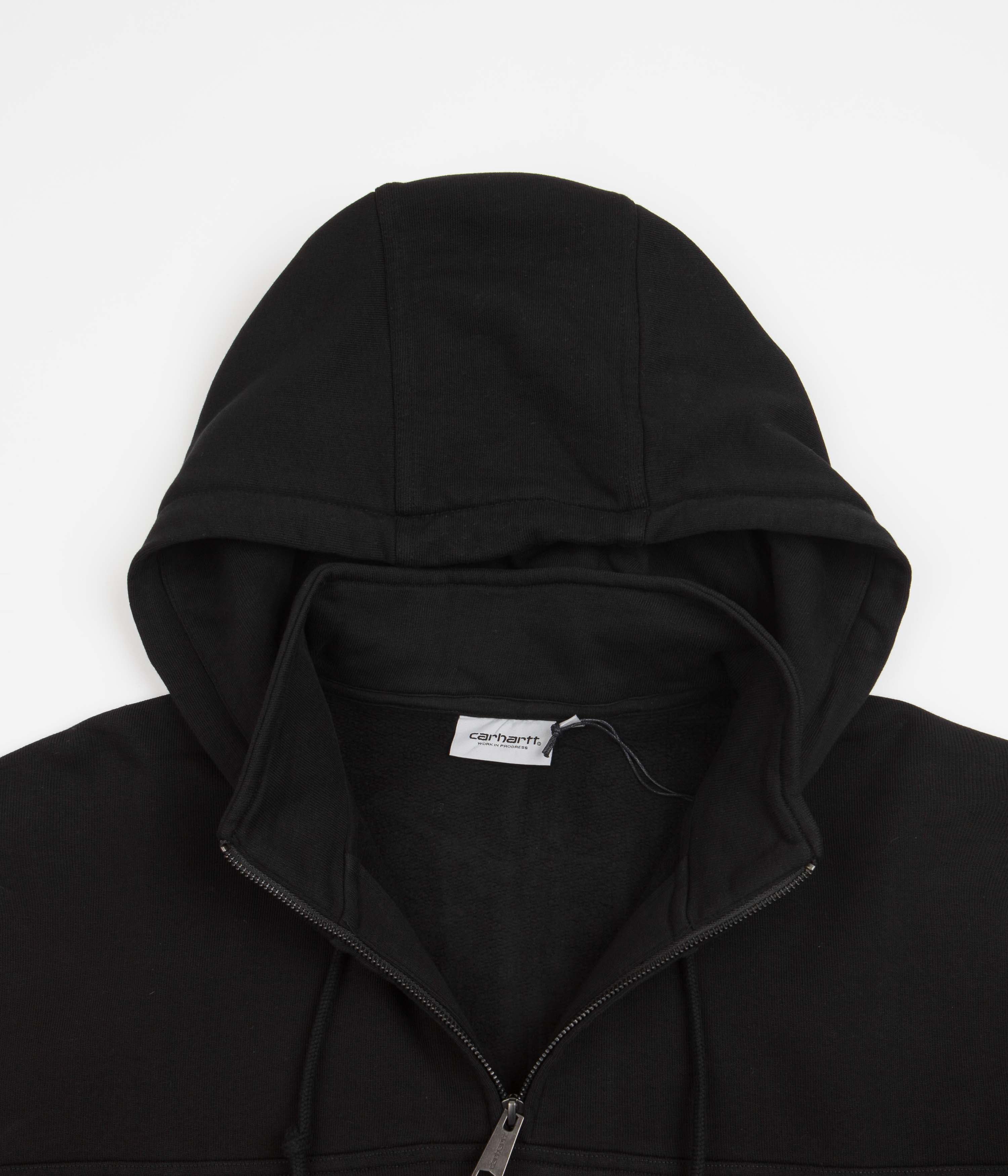Stylish Carhartt Wade Black Half Zip Hoodie