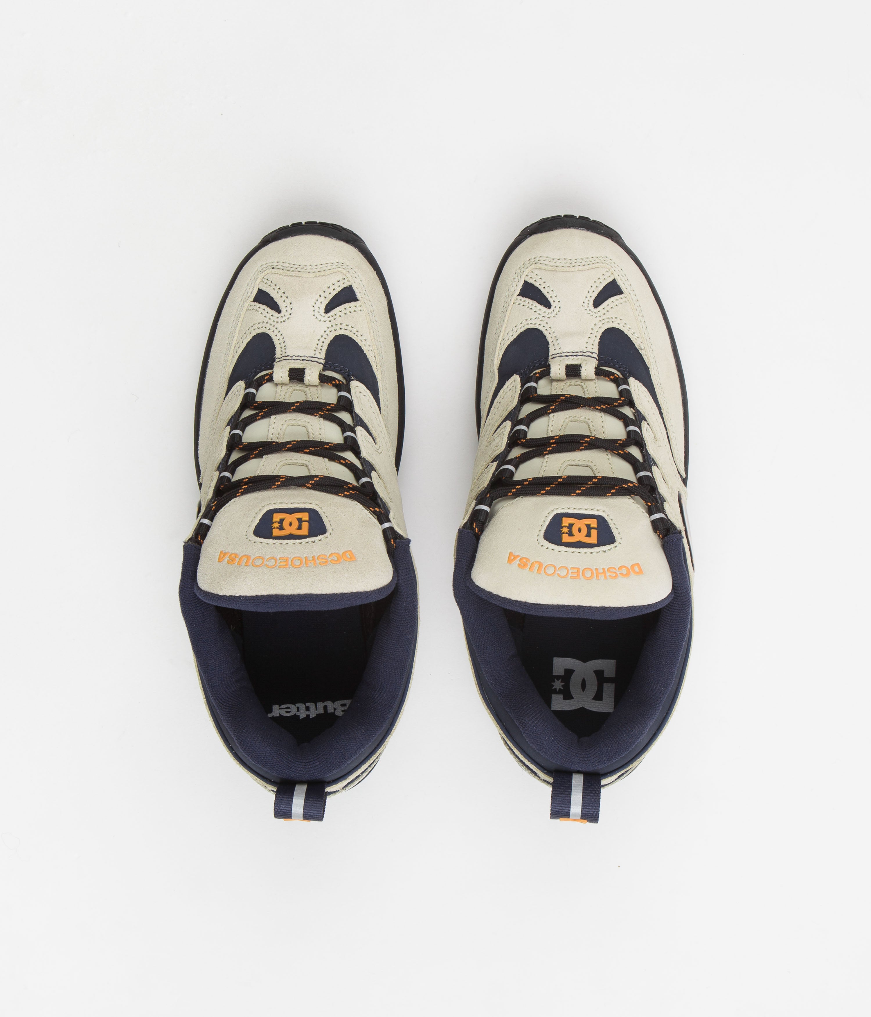 DC x Butter Goods Lukoda Shoes - Tan: Retro Skate Style!