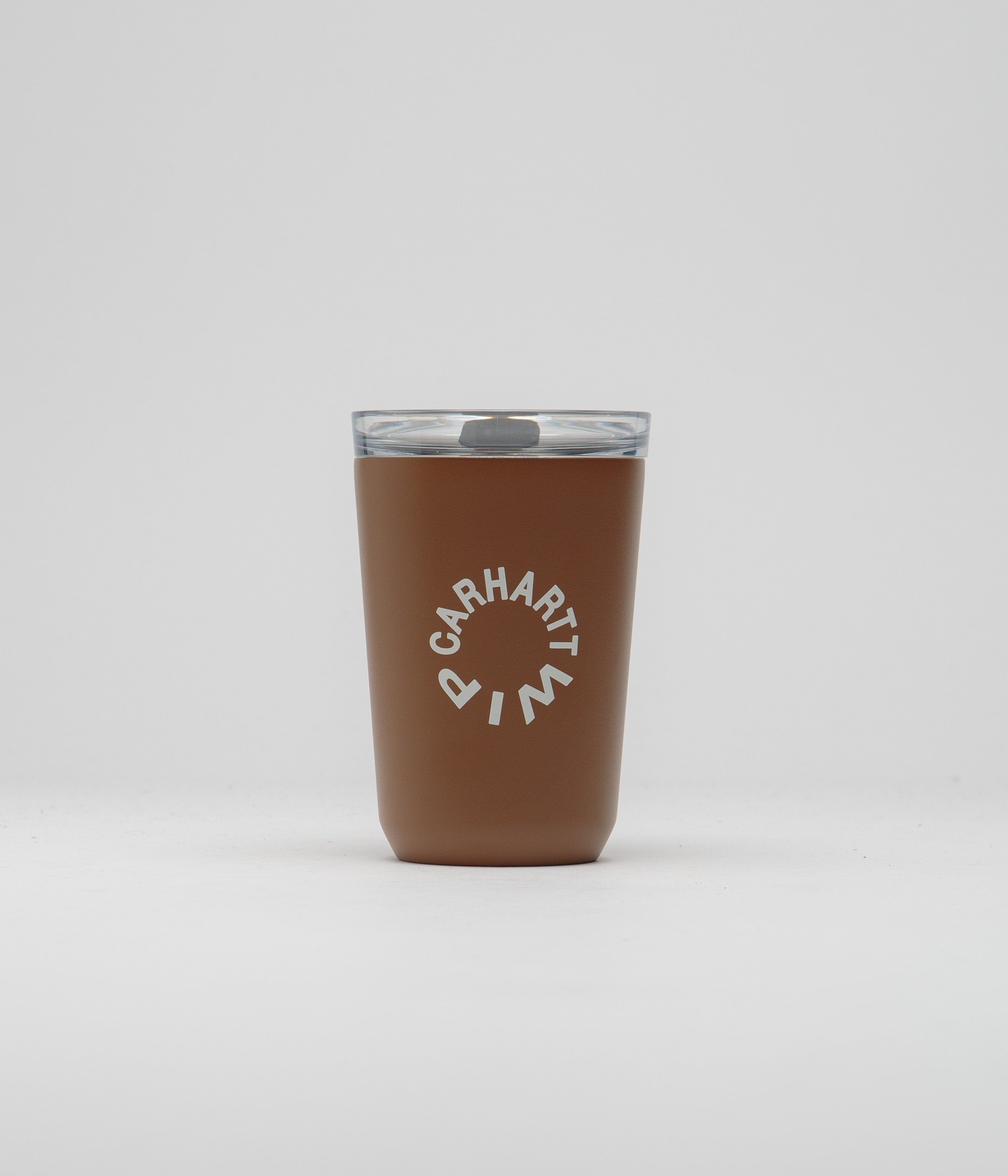 Carhartt x Kinto Work Varsity Tumbler: Stylish Stainless Steel Travel Companion in Deep Hamilton Brown