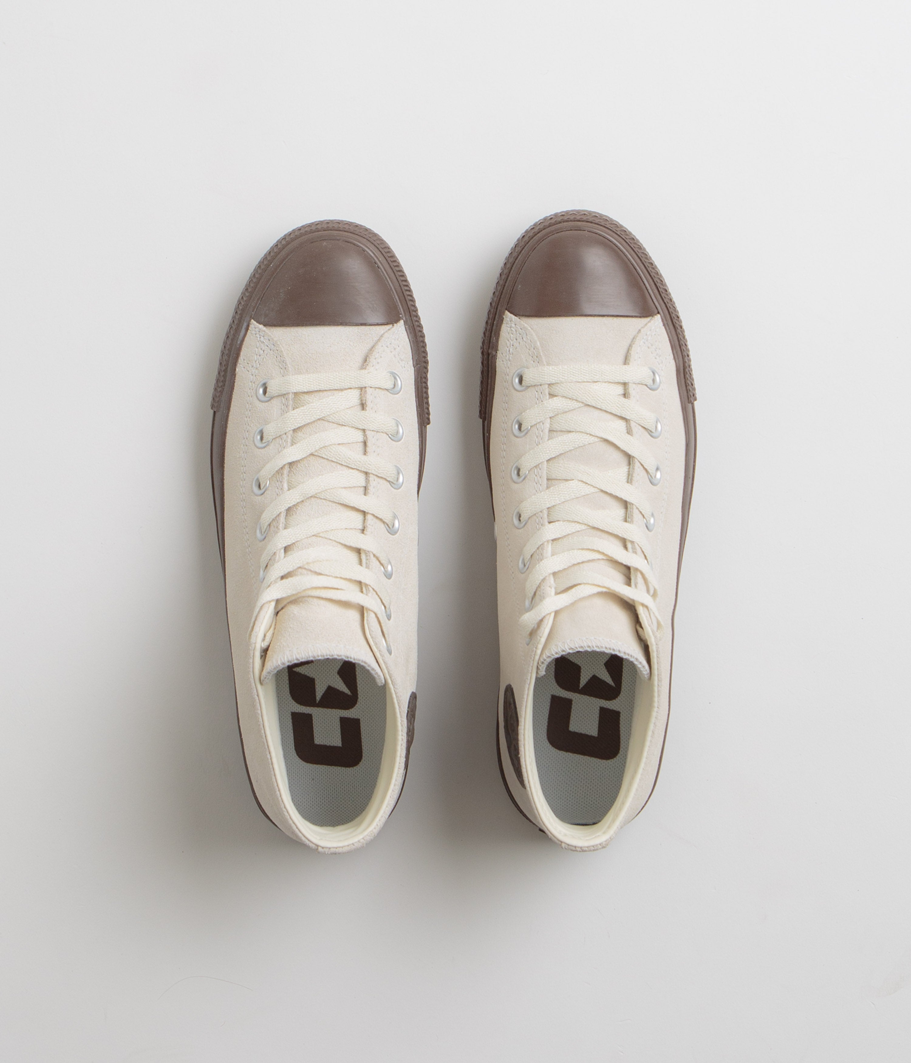 Converse Cons CTAS Pro Mid Shoes - Stunning Egret & Brown Blend