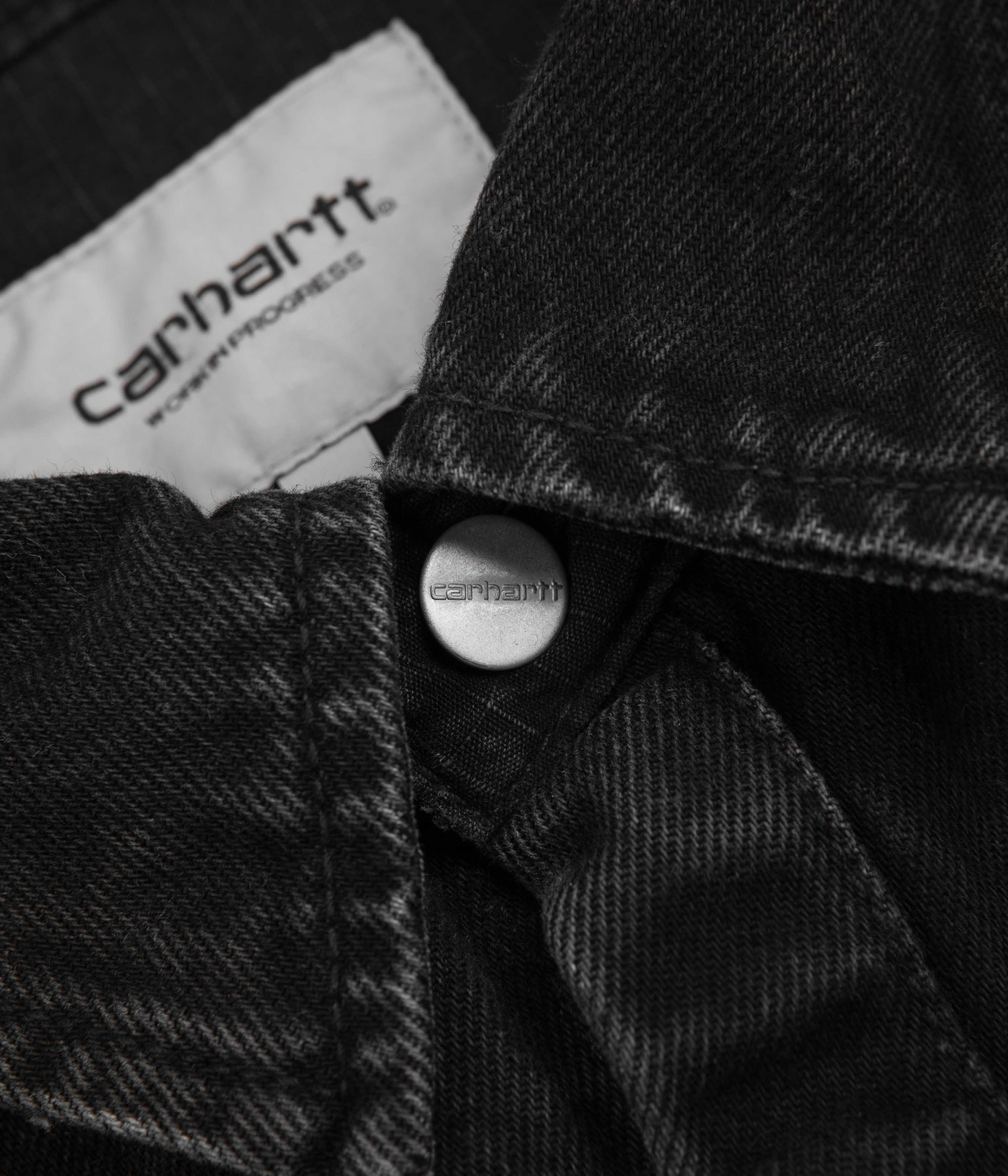 Carhartt Monterey Black Shirt Jacket - Timeless Workwear Style
