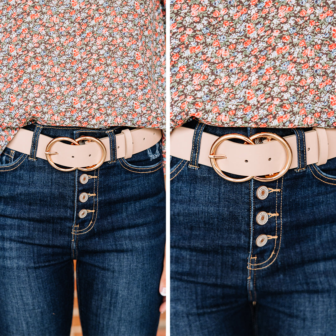 Elegant Cream White Service Belt