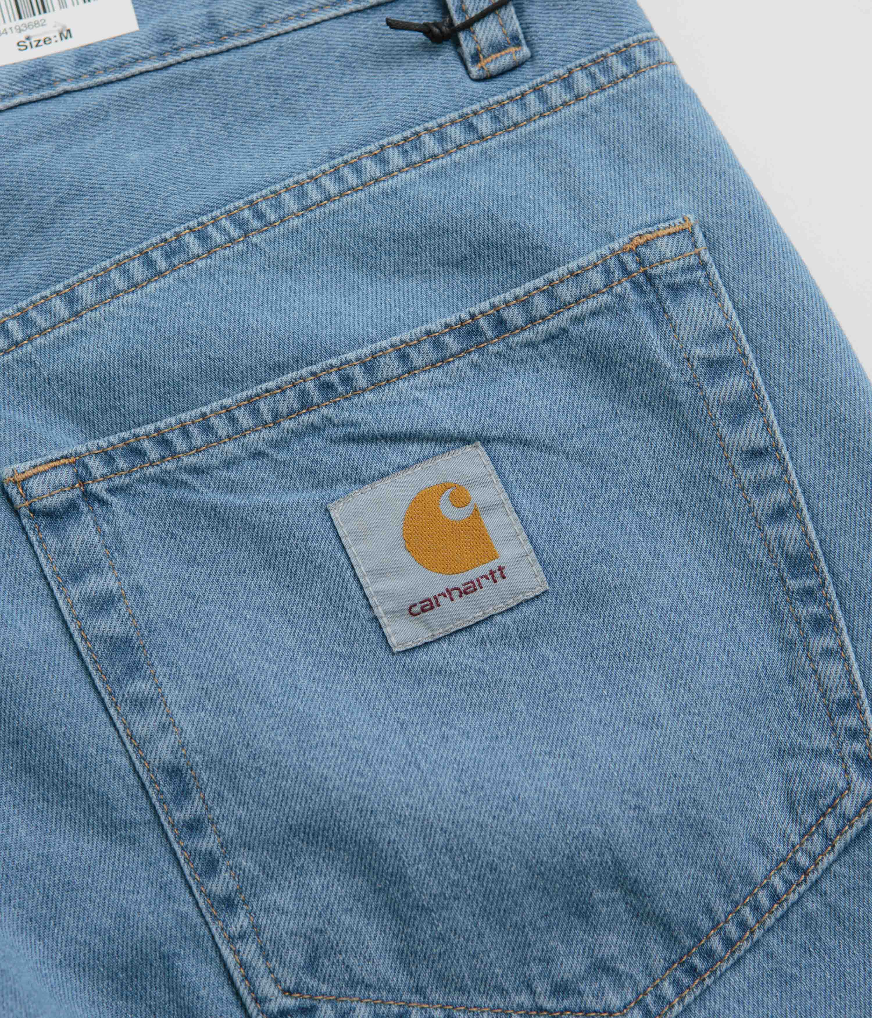 Carhartt Lucas Blue Bleached Pants - A Must-Have!