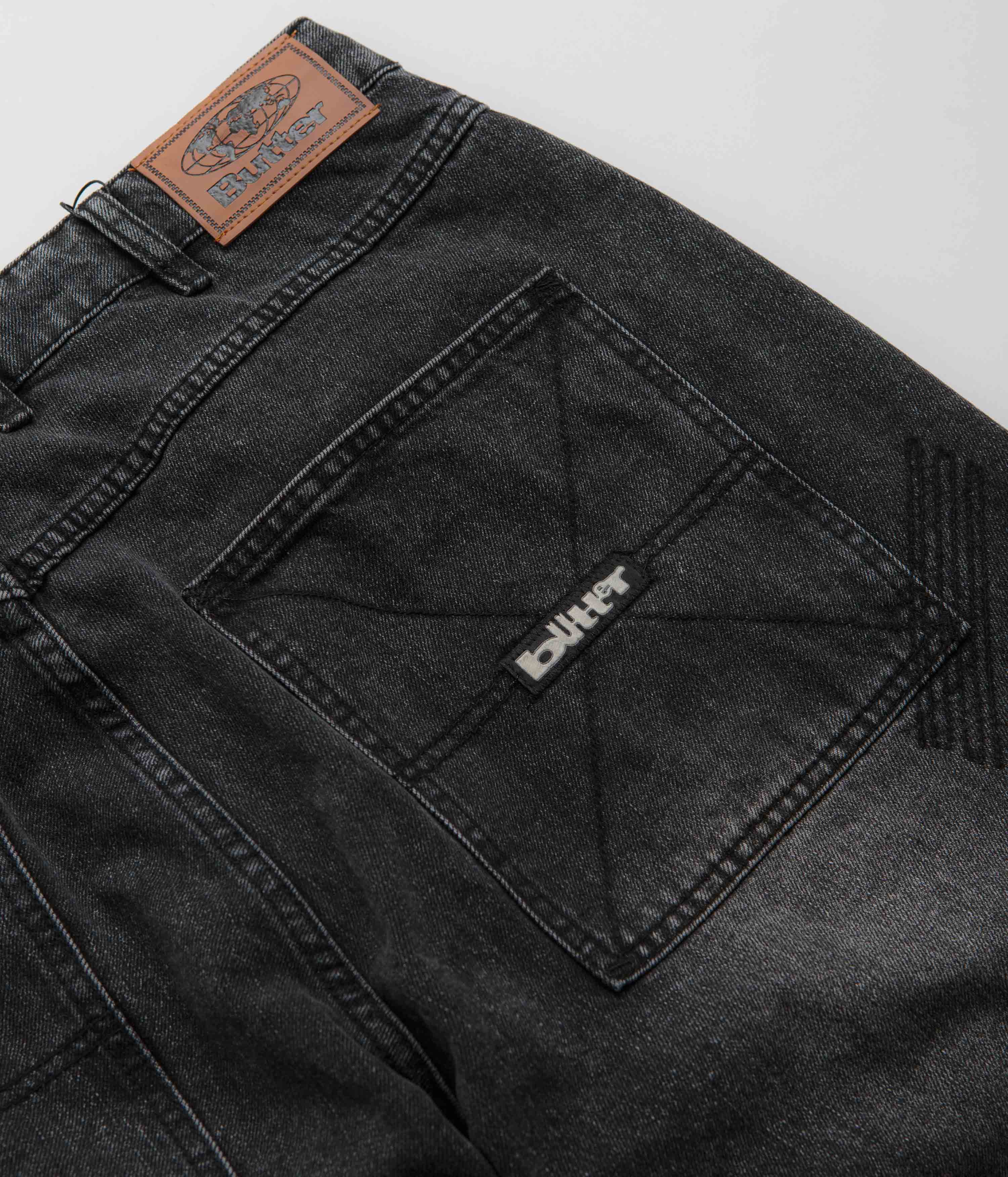 Butter Goods Distressed Grey Stitch Jeans - A Fashion Must-Have!