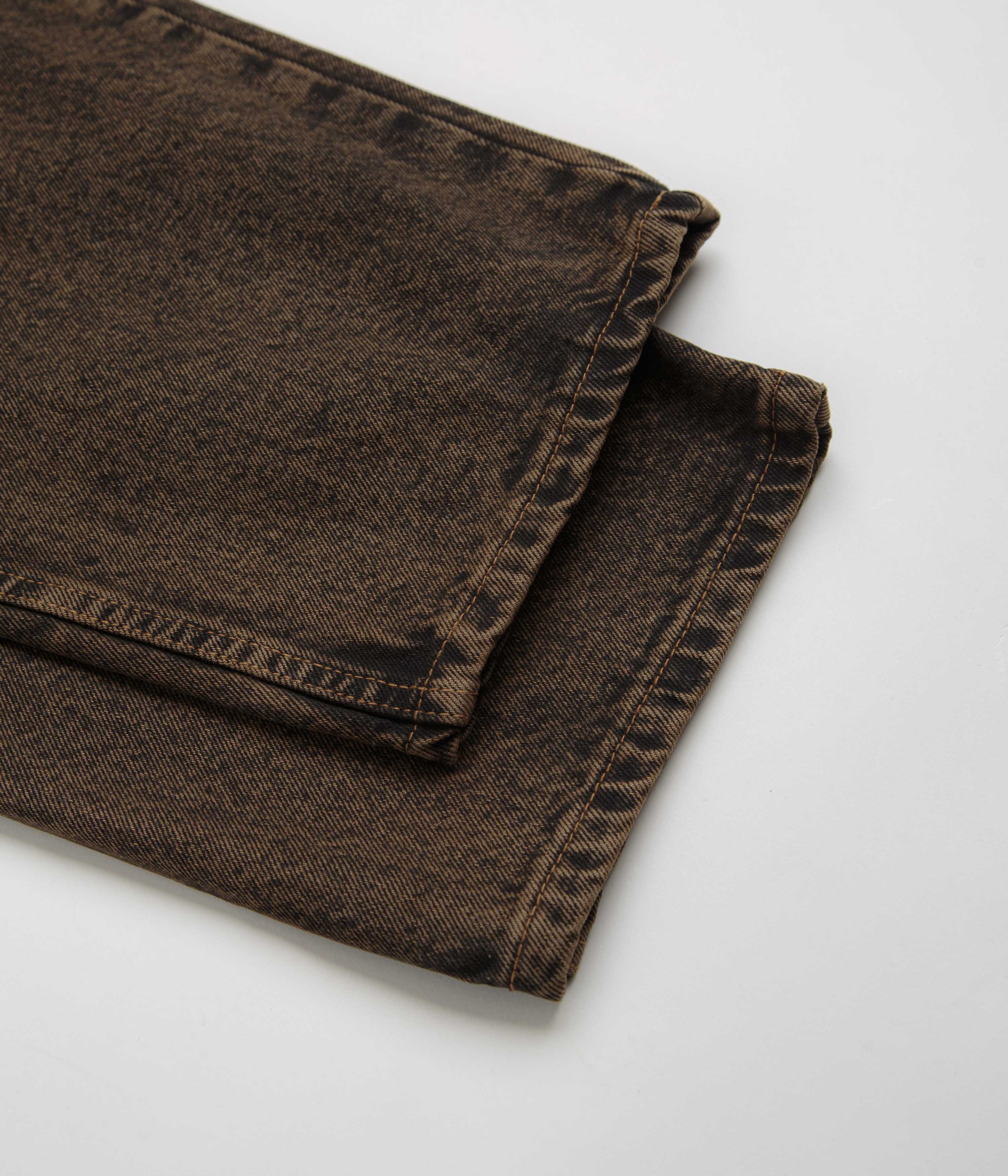 Cash Only Acid Brown Wash Blockout Denim Jeans - Irresistible Style!
