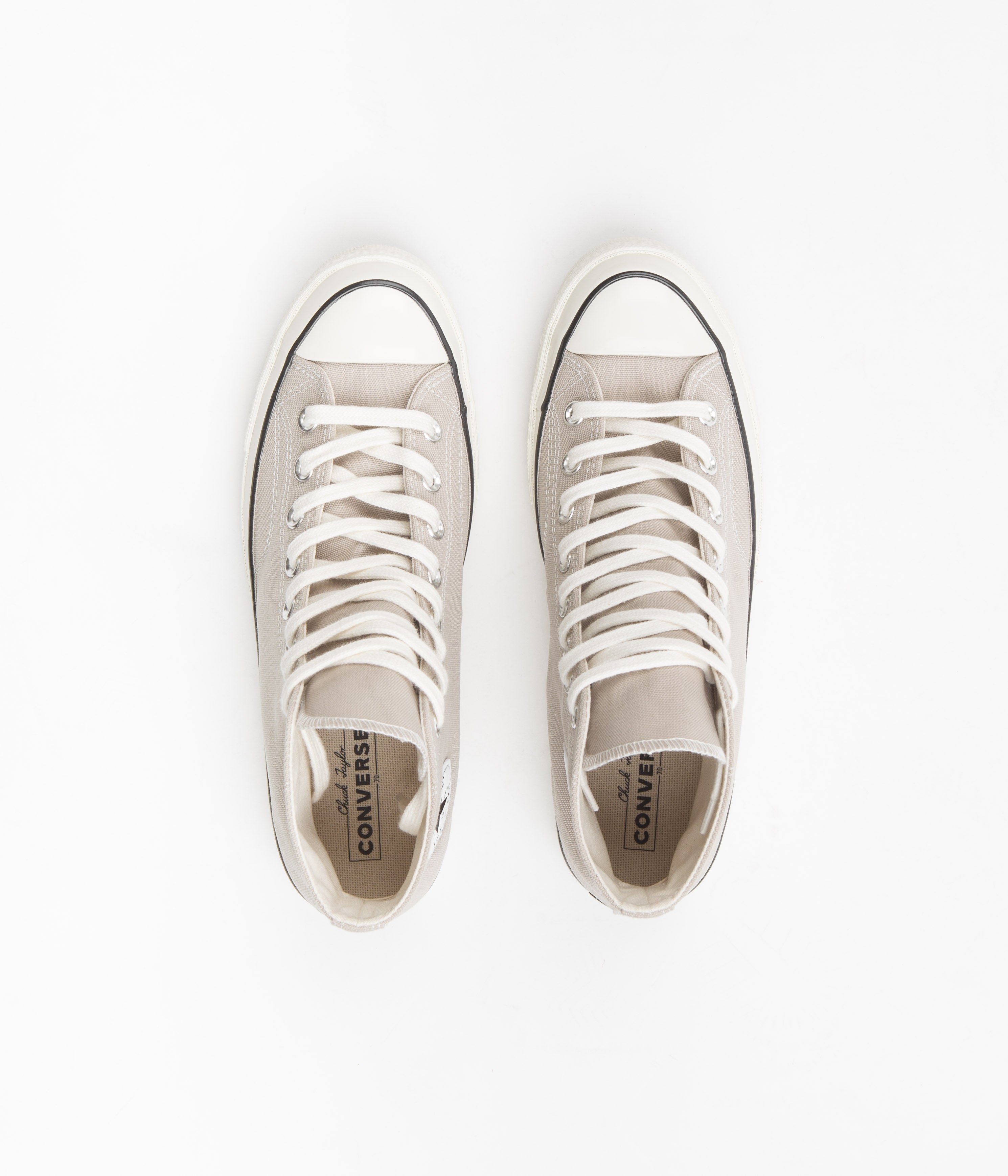 Converse CTAS 70's Hi Recycled Shoes - Papyrus, Egret & Black: Sustainable Style!