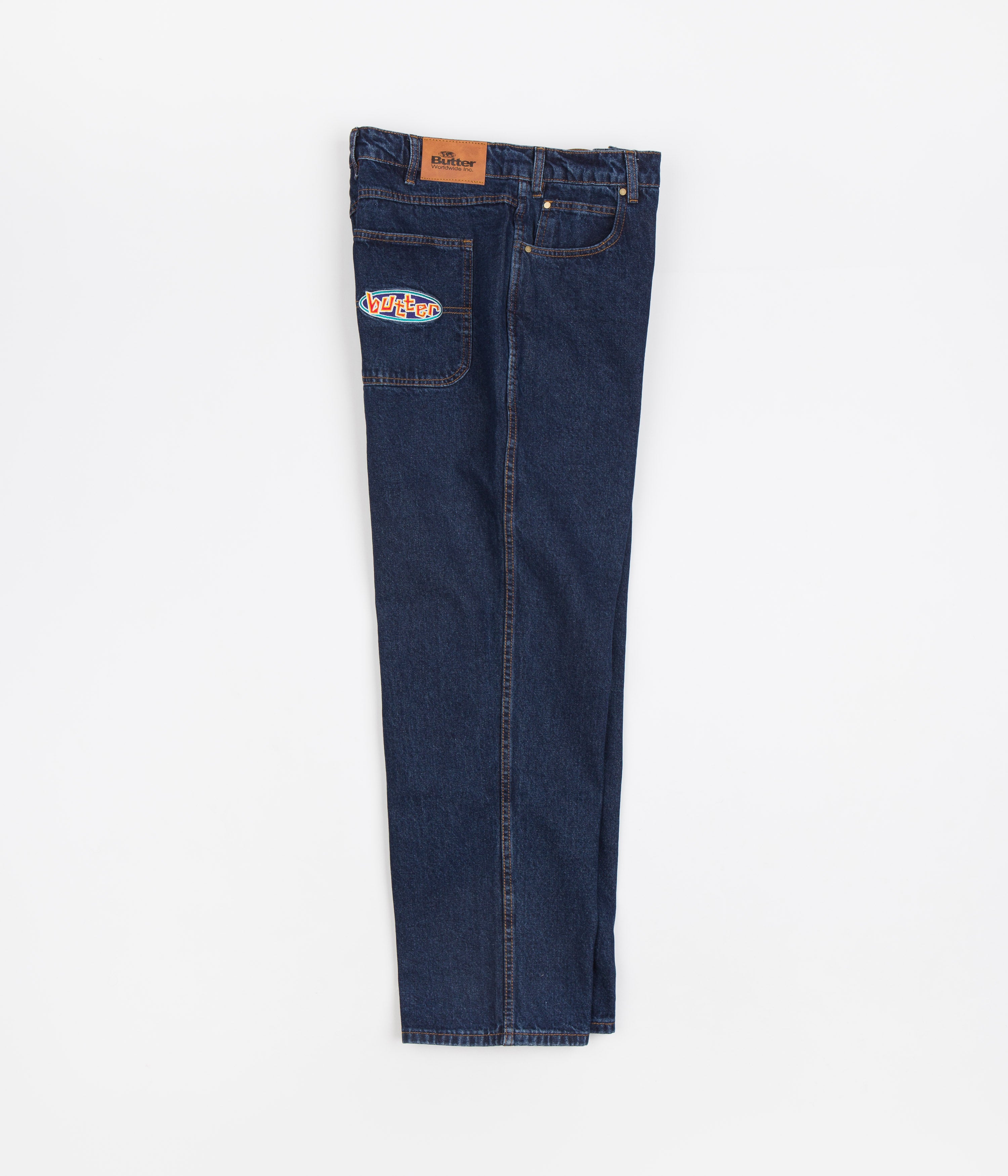 Butter Goods Dark Indigo Scattered Jeans - Must-Have for Skaters