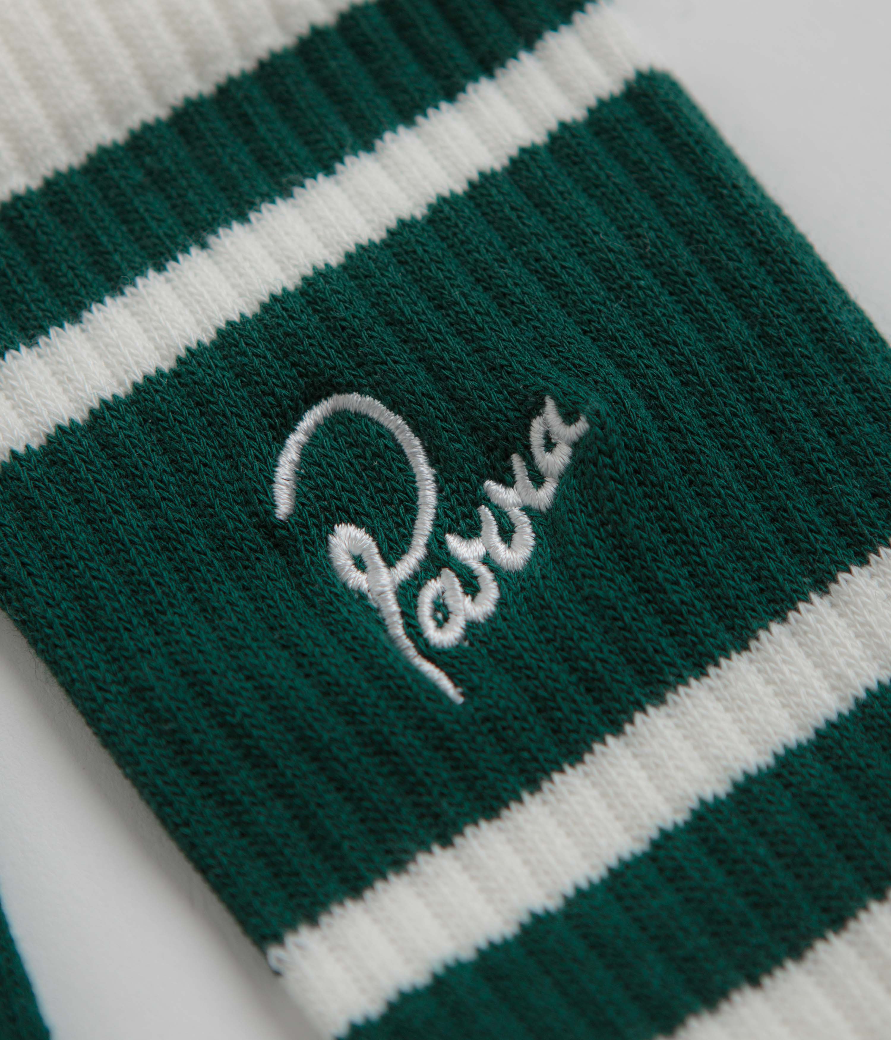 by Parra's Stunning Off-White Signature Striped Crew Socks