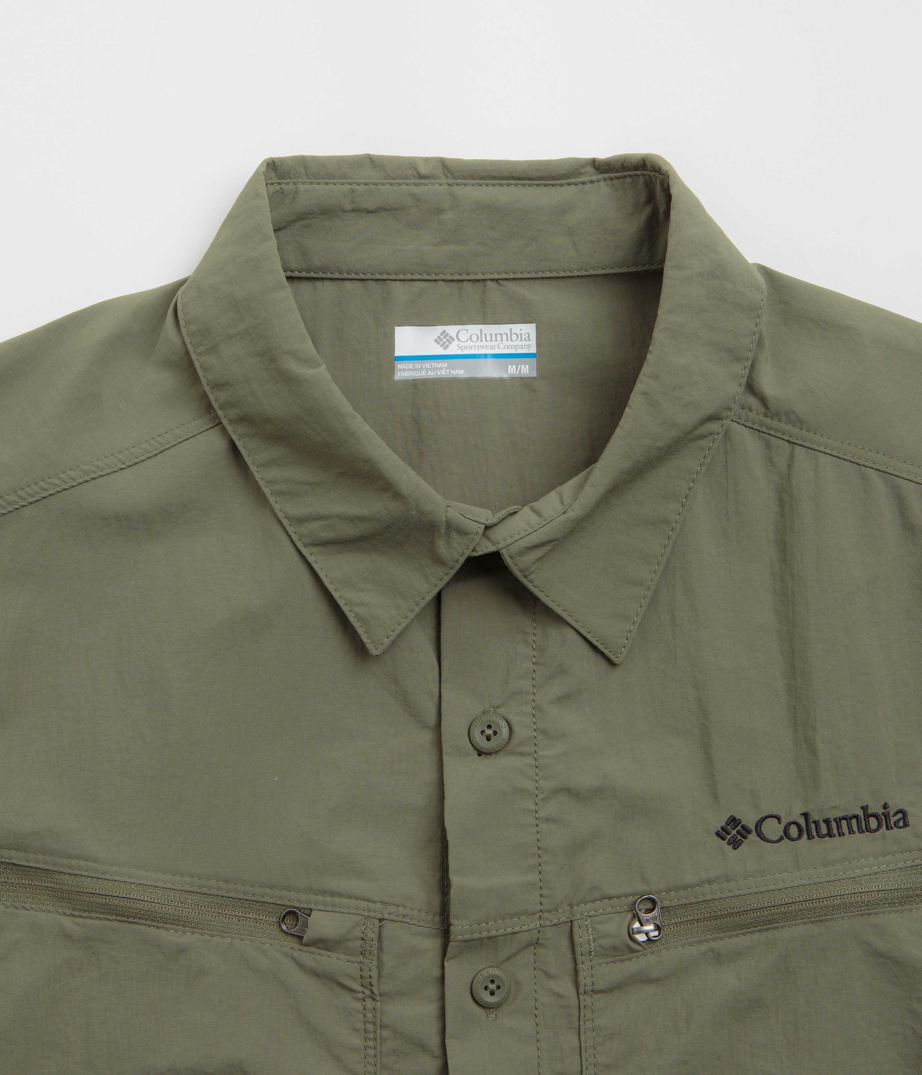 Columbia Mountaindale Stone Green Short Sleeve Shirt - The Ultimate Outdoor Essential