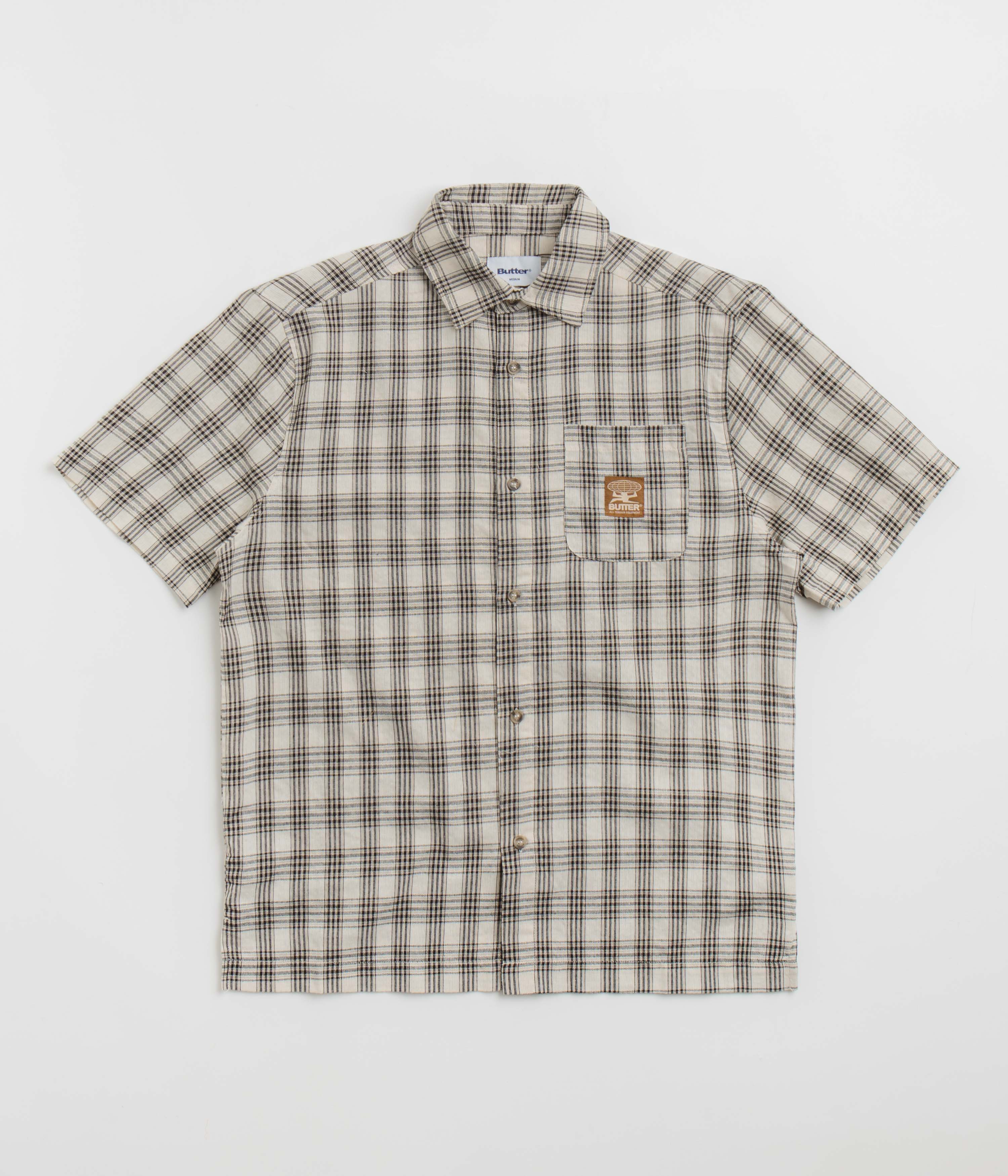 Butter Goods Terrain White Short Sleeve Shirt - A Fashion Must-Have!